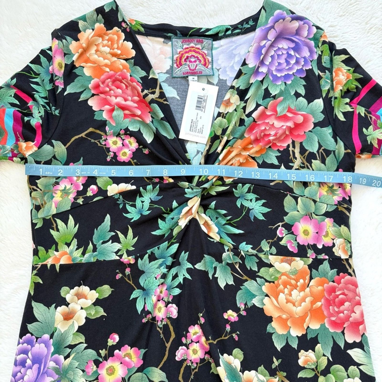 Johnny Was NWT!!! Jonny Was women floral print dress size M Retail 175$ Size M / US 6-8 / IT 42-44 - 8 Thumbnail