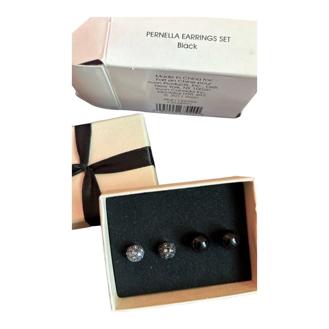 Other Avon Pernella Black Earrings Set – New in Box Size ONE SIZE - 1 Thumbnail