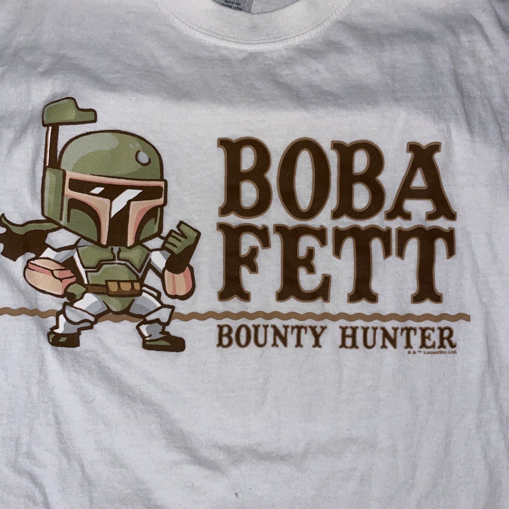Star Wars VINTAGE Star Wars Boba Fett Bounty Hunter T-Shirt White S Mens Short Sleeve Small Size US S / EU 44-46 / 1 - 2 Thumbnail
