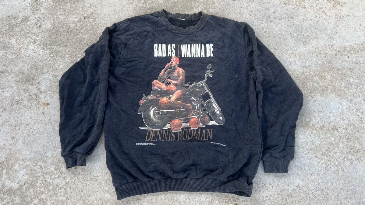 Vintage VINTAGE NBA SWEATSHIRTS DENNIS RODMAN 90S | Grailed