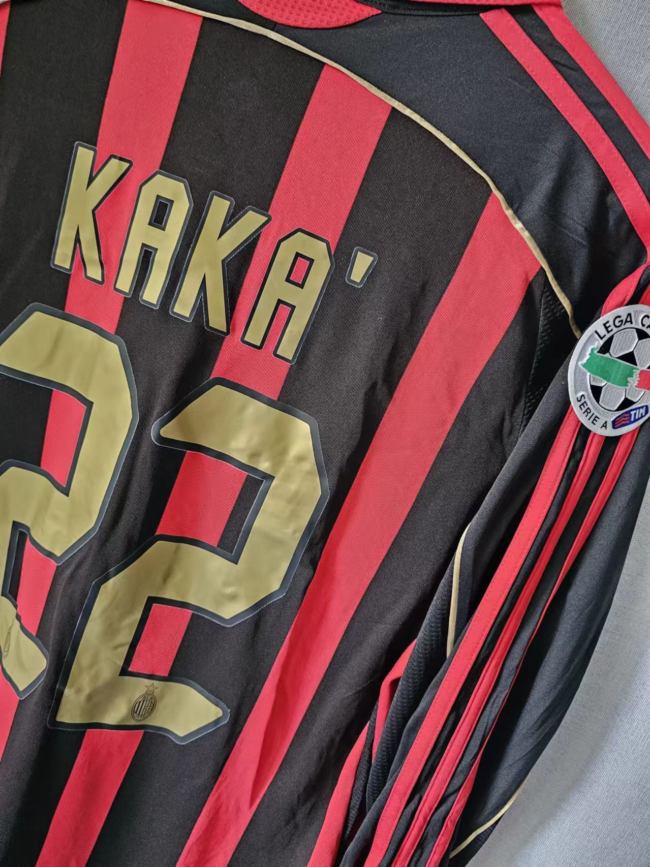 Other 2006 07 AC Milan #22 Kaka Jersey Home Size US L / EU 52-54 / 3 - 4 Thumbnail