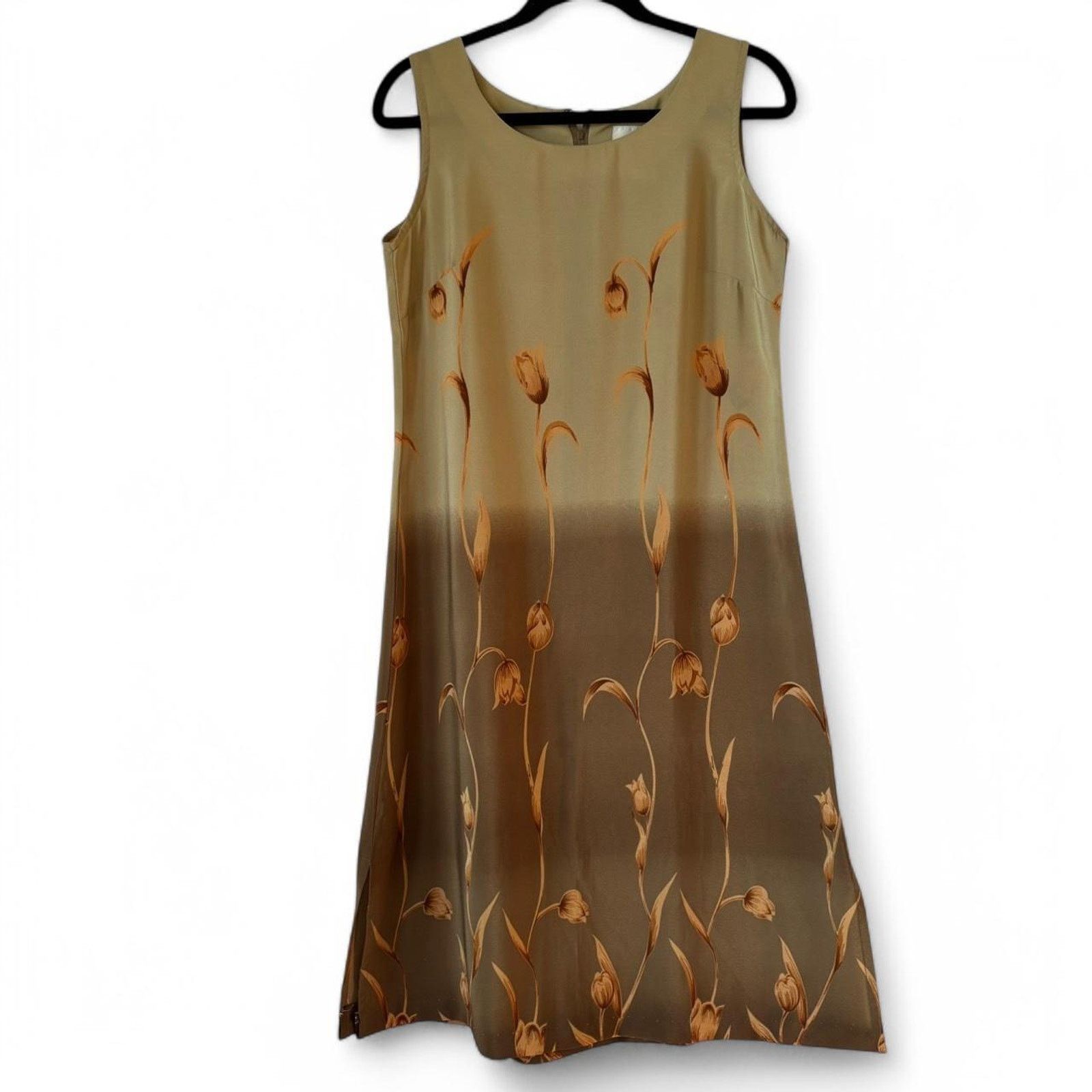 Vintage Vintage New Gear Neutral Tulip Maxi Dress Small Y2K 90s Boho Size S / US 4 / IT 40 - 4 Thumbnail