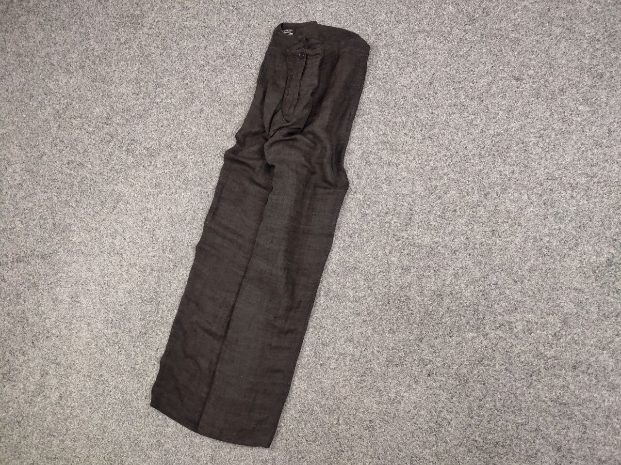 Sonia Rykiel Vintage 90's Sonia Rykiel Design Wide Leg Dark Brown Pants Size 28" / US 6 / IT 42 - 3 Thumbnail