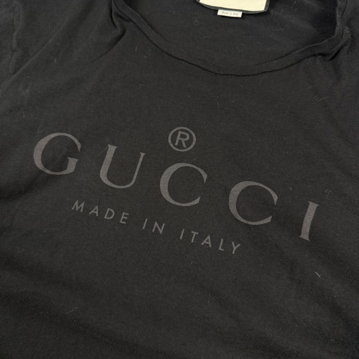 Gucci Gucci Big Logo ‘Black’ T-Shirt Size US XL / EU 56 / 4 - 3 Thumbnail