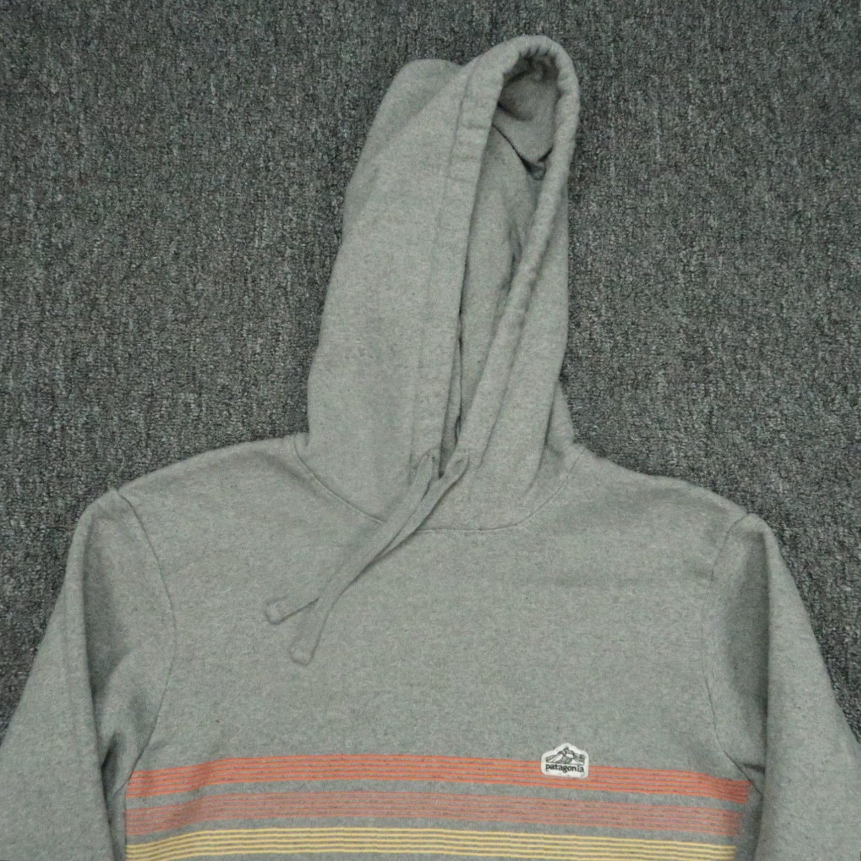 Patagonia Patagonia Hoodie Mens Extra Small Gray Line Logo Ridge Stripe Uprisal Hoody Size US XS / EU 42 / 0 - 2 Thumbnail