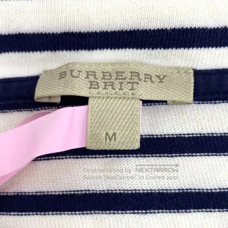 Burberry Burberry Striped Cotton T-Shirt for Women. Size M / US 6-8 / IT 42-44 - 5 Thumbnail