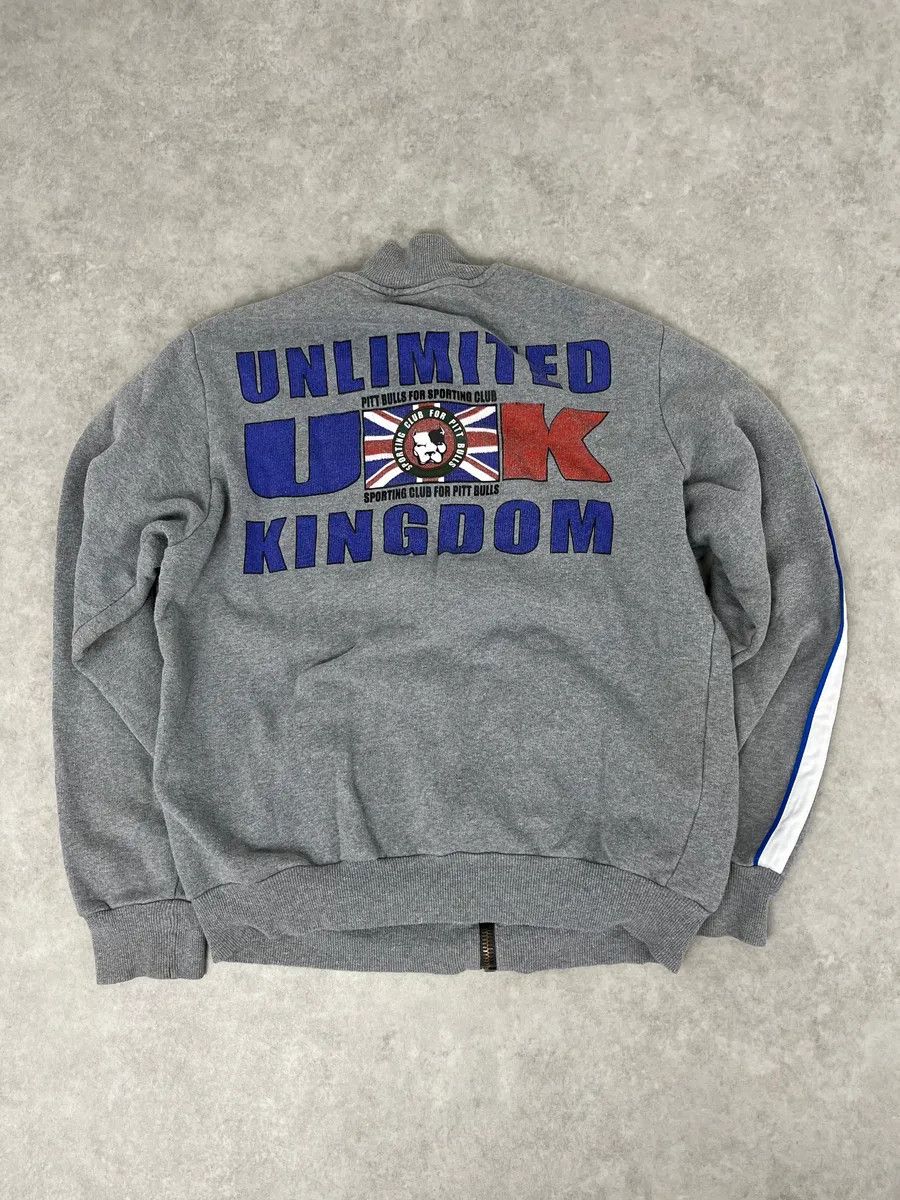 Dolce & Gabbana AW2004 Dolce & Gabbana UK Flag Team Grey Zip-up Sweater Size US S / EU 44-46 / 1 - 6 Thumbnail