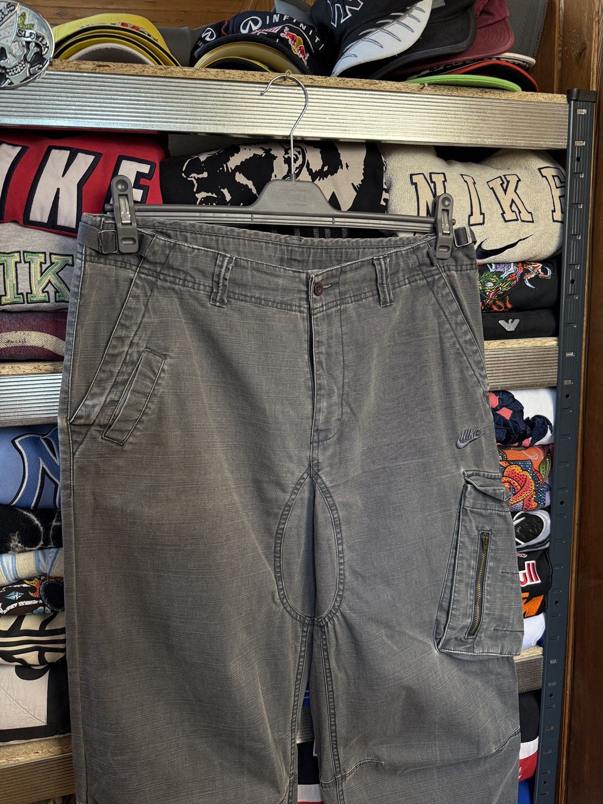 Nike × Vintage Nike Vintage Cargo Pants Travis Style Size US 34 / EU 50 - 4 Thumbnail