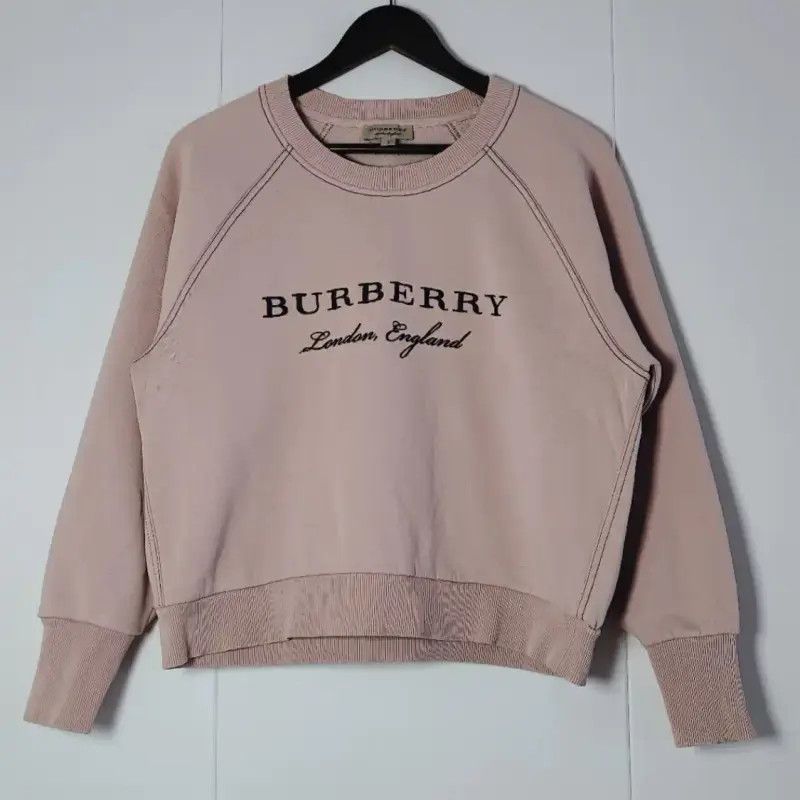 Burberry Burberry Cotton Pullover Sweatshirt in Light Pink Size L / US 10 / IT 46 - 1 Thumbnail