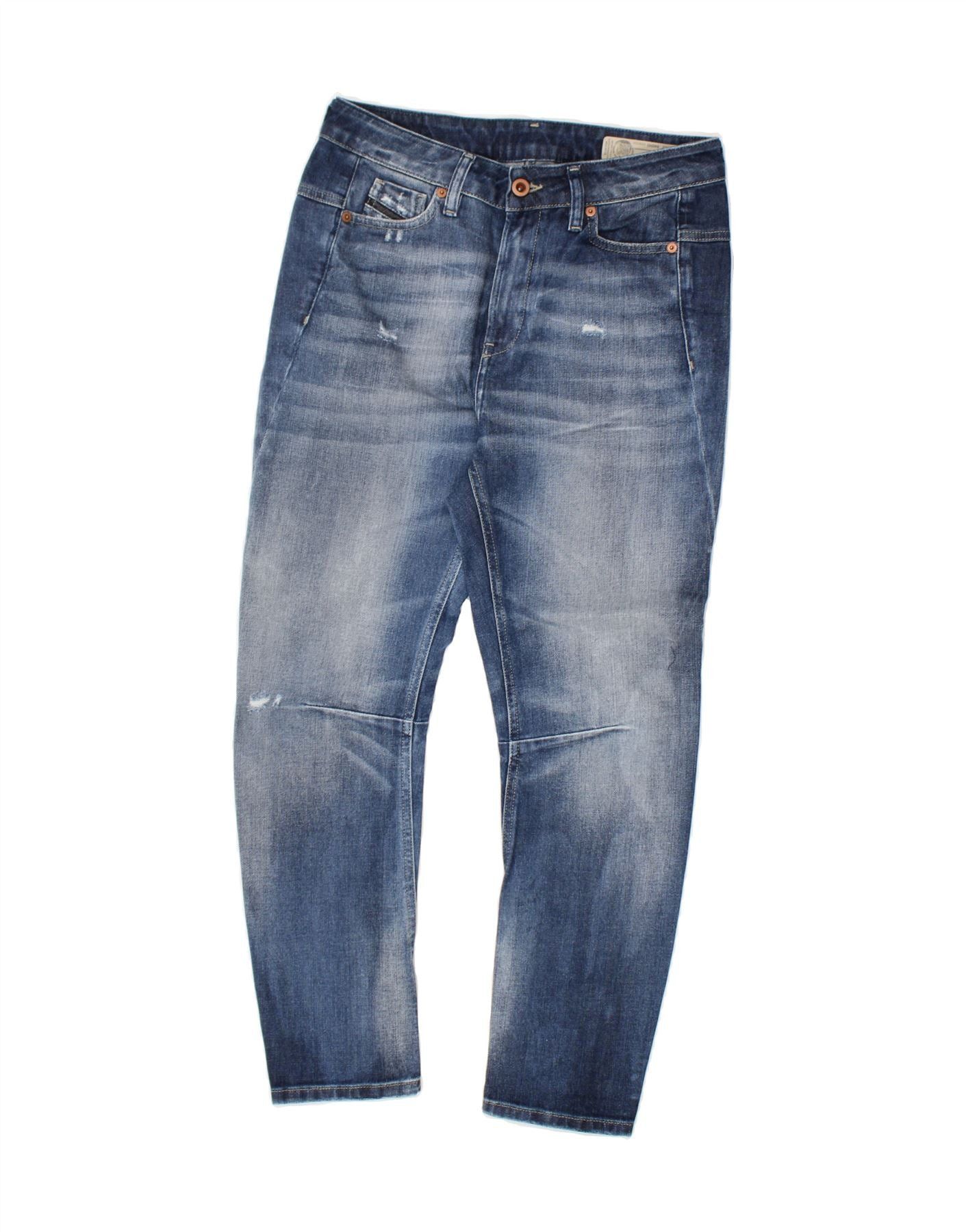 Diesel Womens Banana Slim Jeans W28 L25 Blue Size 42" / US 20 - 1 Thumbnail