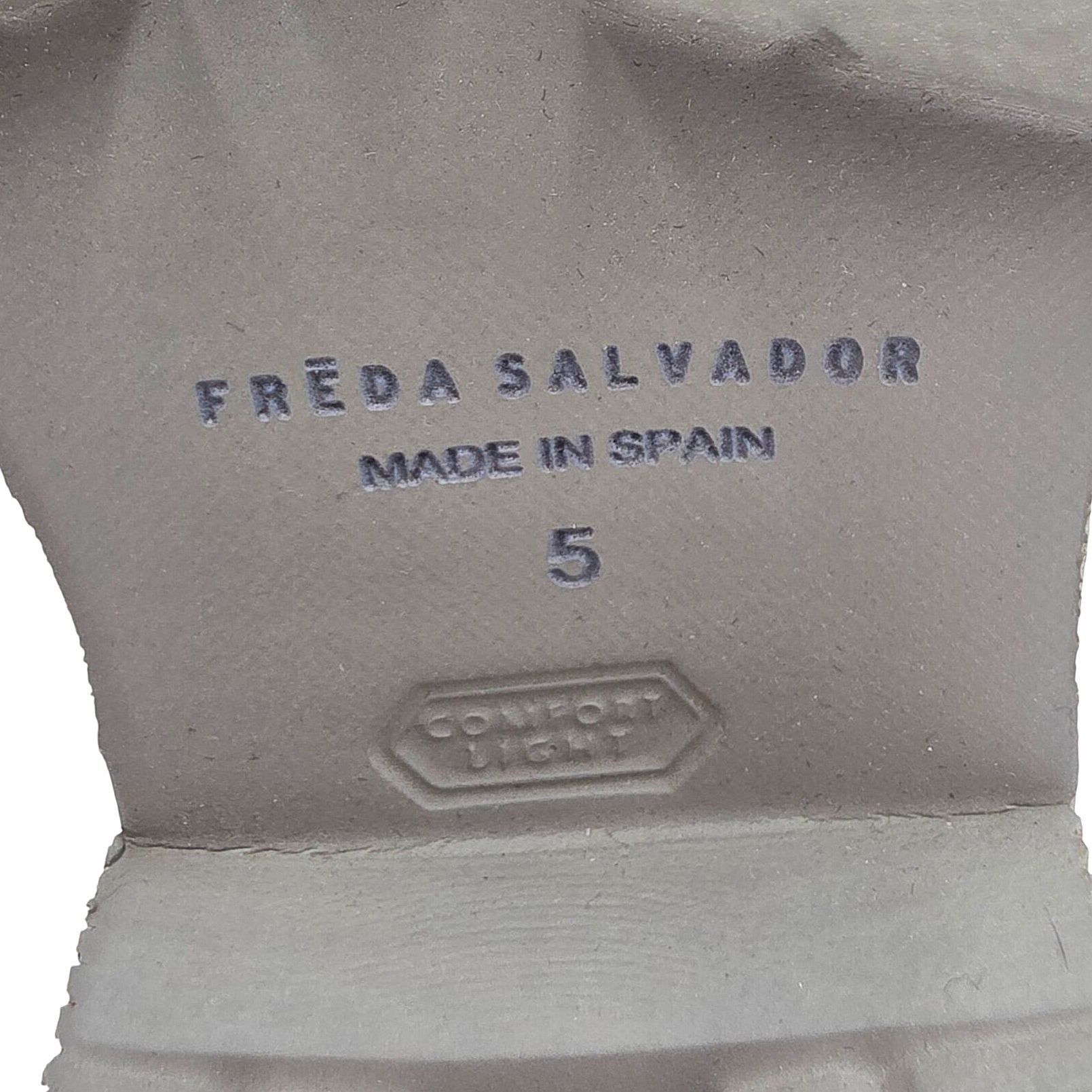FREDA SALVADOR NEW Freda Salvador Emi Combat Boots Womens 5M Creme Leather Size US 5 / IT 35 - 17 Thumbnail