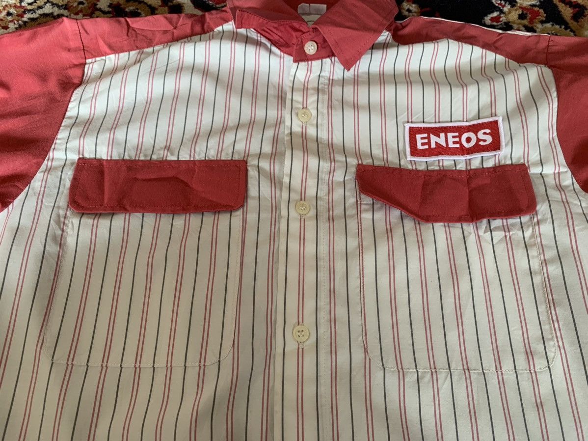 Japanese Brand × Vintage Vintage Eneos Long Sleeve Button Up shirt Size US M / EU 48-50 / 2 - 5 Thumbnail
