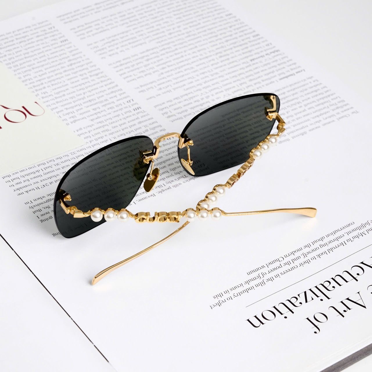 Gucci GUCCI GG1923SA 001 SUNGLASSES Size ONE SIZE - 7 Thumbnail