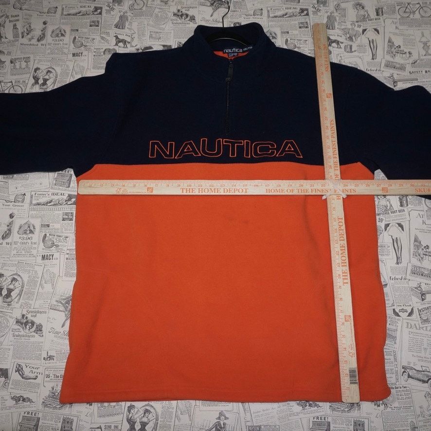 Nautica XXL - Vintage Y2K Nautica embroider quarter zip sweatshirt Size US XXL / EU 58 / 5 - 4 Thumbnail