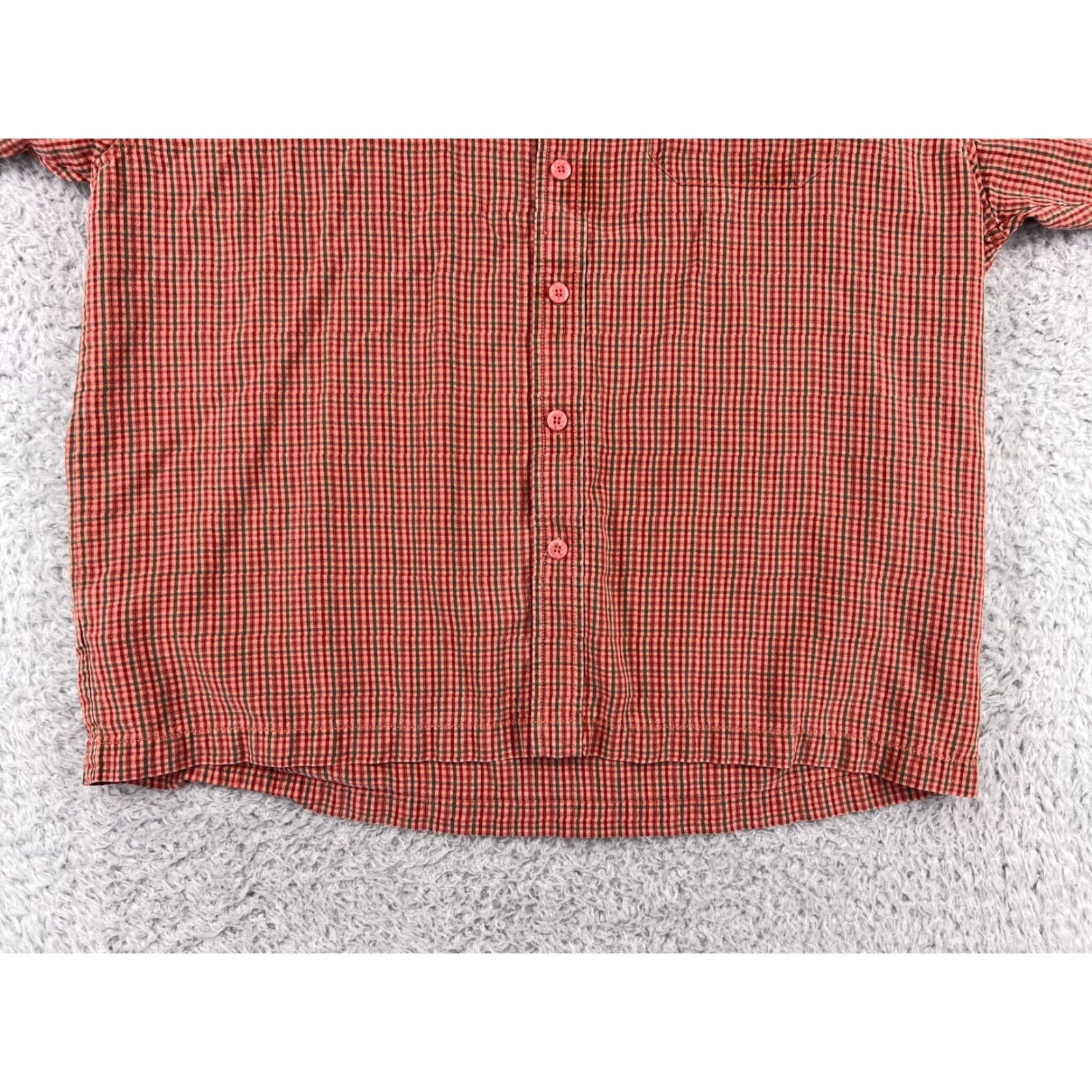 Tommy Bahama VINTAGE Tommy Bahama Shirt Mens Large Red Plaid Silk Button-Up Hawaiian Beach Resort 90s Mens L Red Silk Shirt Size US L / EU 52-54 / 3 - 5 Thumbnail