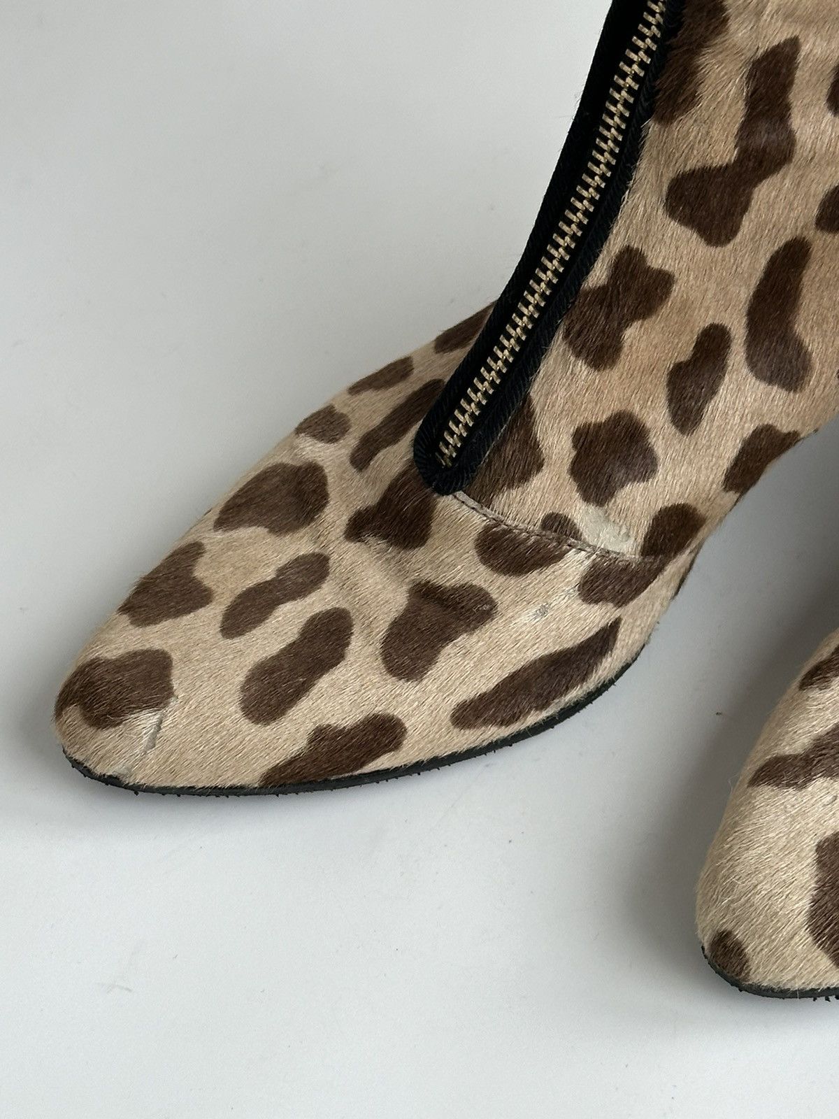 Louis Vuitton × Vintage *sz36.5* LOUIS VUITTON 2003 Leopard Zip Boots y2k archive Size US 6.5 / IT 36.5 - 11 Thumbnail