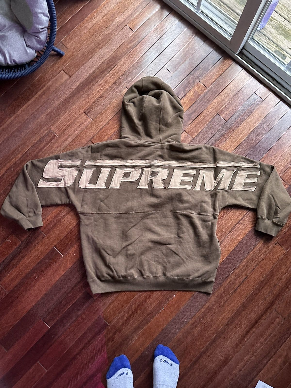 Supreme Supreme Wrapped Half Zip Hoodie - Large - Brown Size US L / EU 52-54 / 3 - 1 Thumbnail