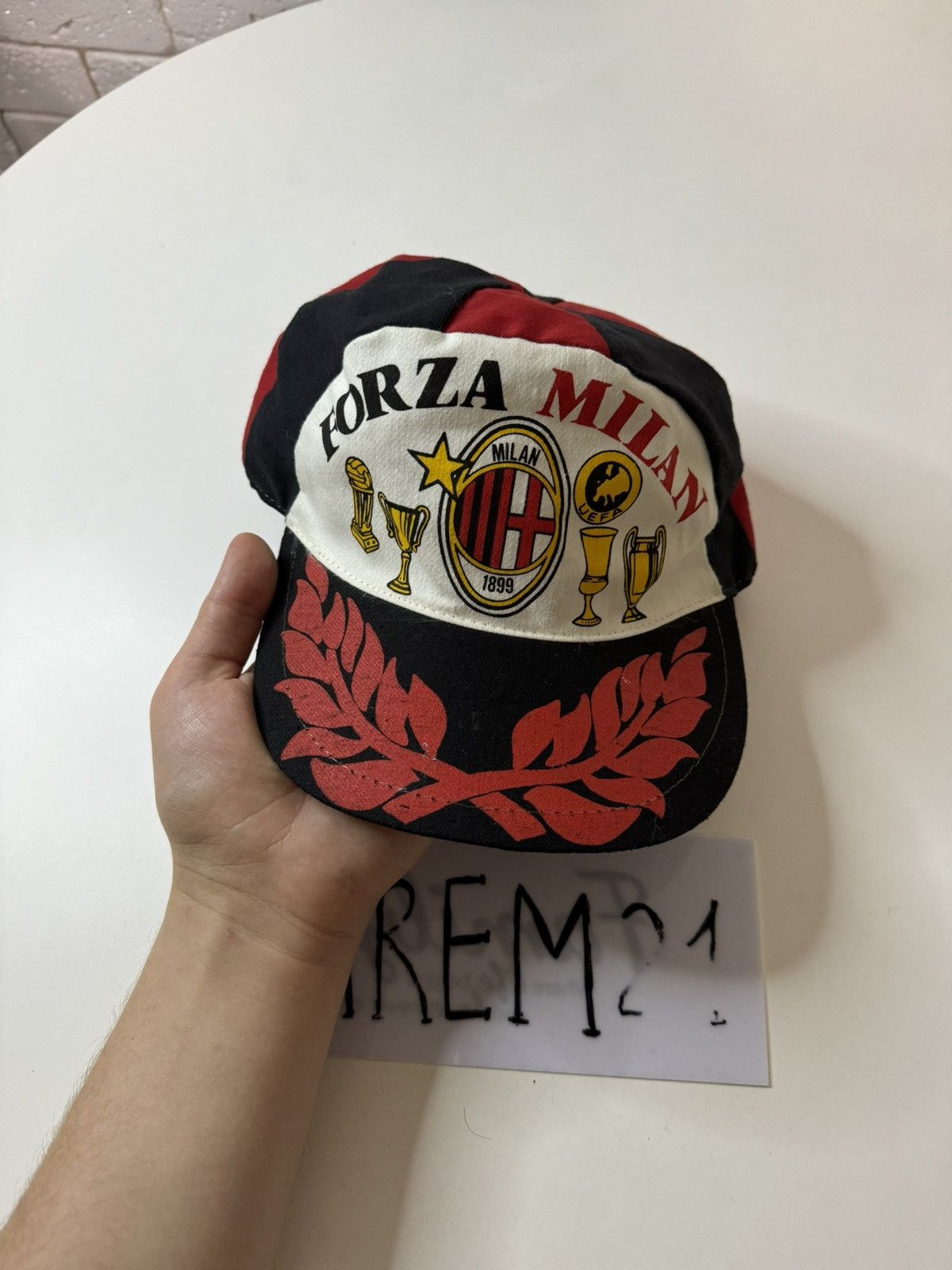 Vintage Forza Milan vintage rare cap hat Size ONE SIZE - 2 Thumbnail
