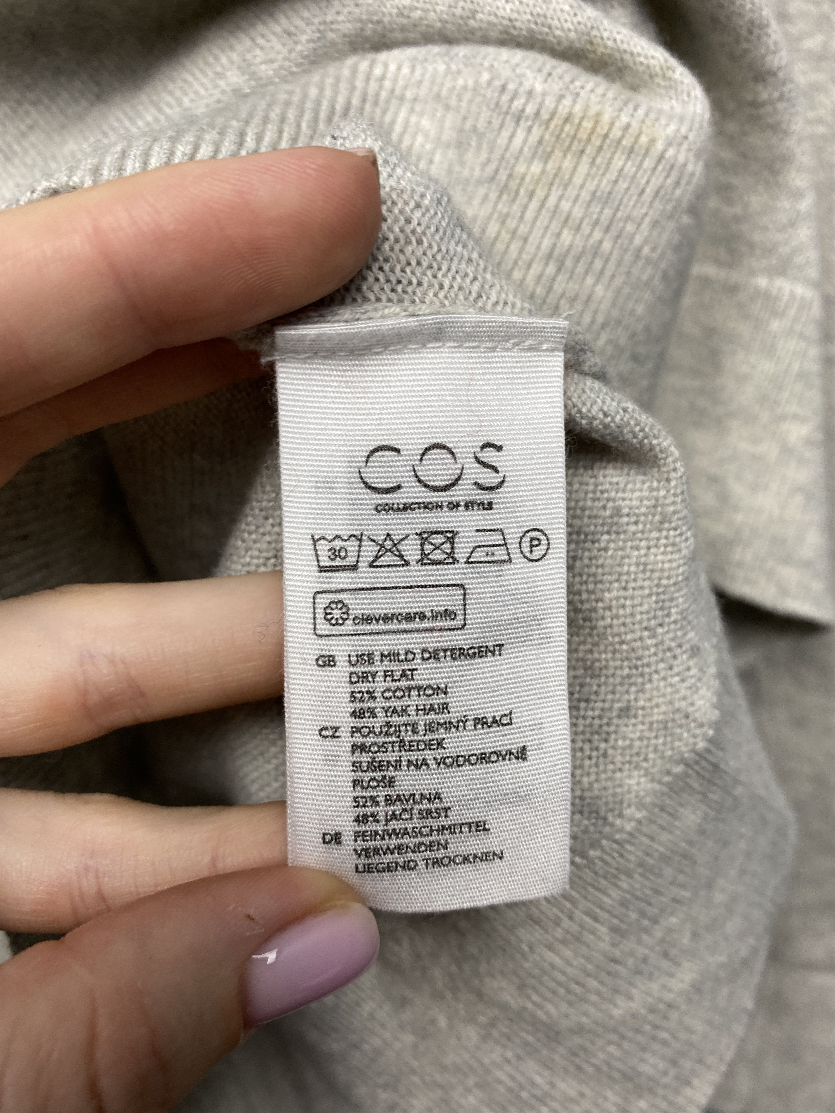Cos Cos Vintage Mens Crew Neck Knit Sweater Size US M / EU 48-50 / 2 - 4 Thumbnail