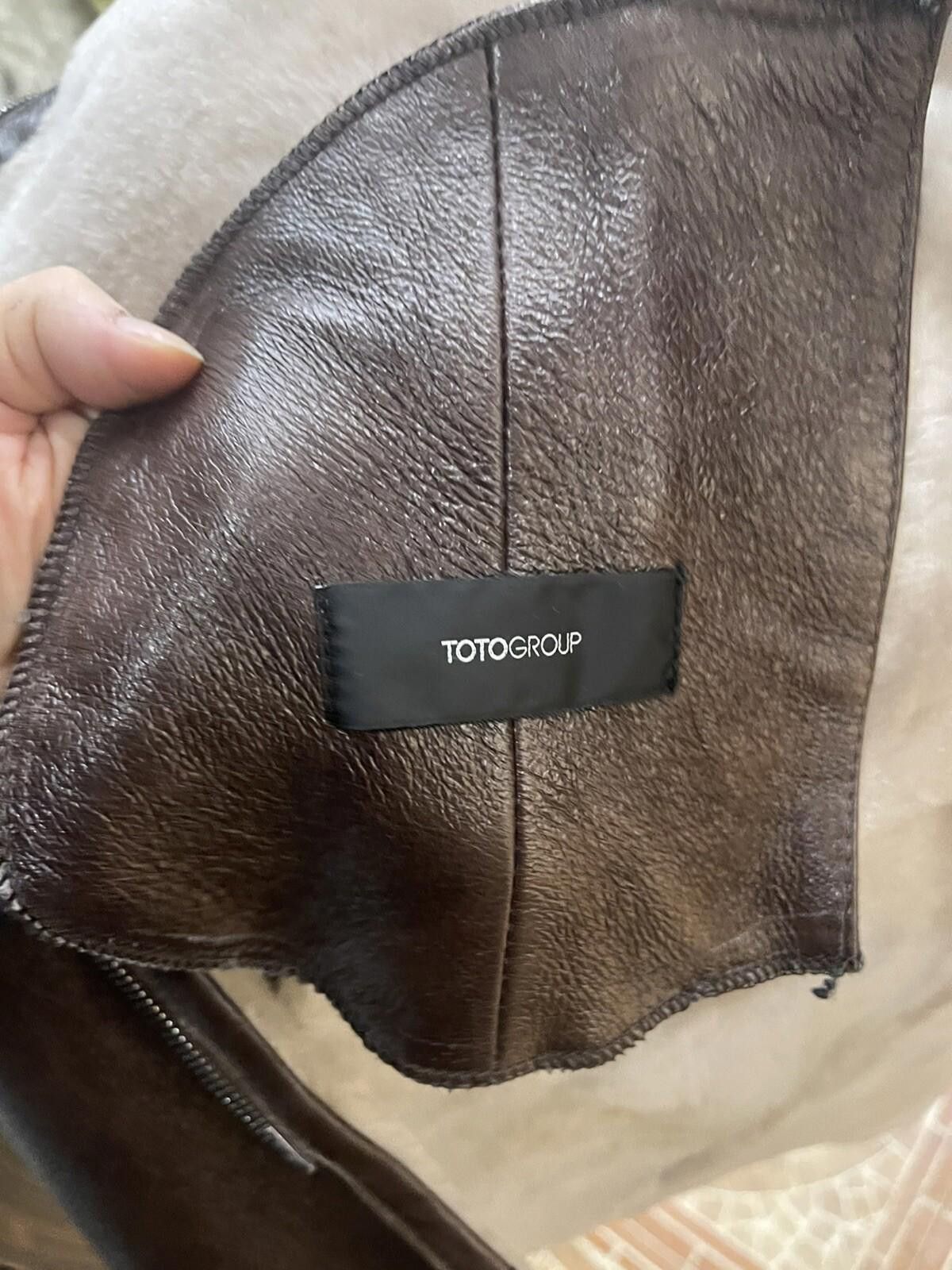 Toyo Enterprises TOTO Sheepskin Shearling Leather Zipped Hooded Coat Sz S/M Size S / US 4 / IT 40 - 6 Thumbnail