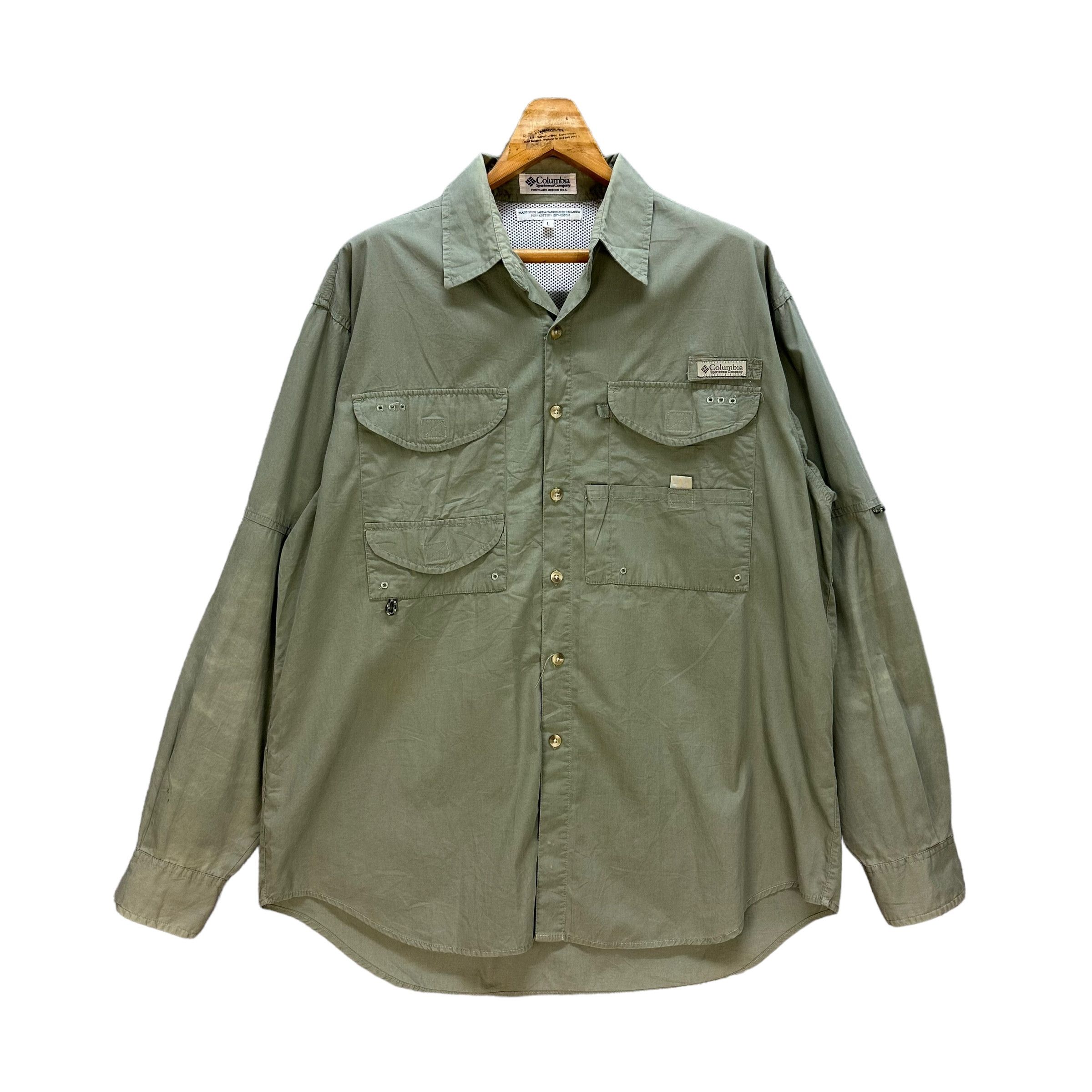 Columbia COLUMBIA MULTIPOCKET OUTDOOR SHIRT #8806-028 Size US L / EU 52-54 / 3 - 1 Thumbnail