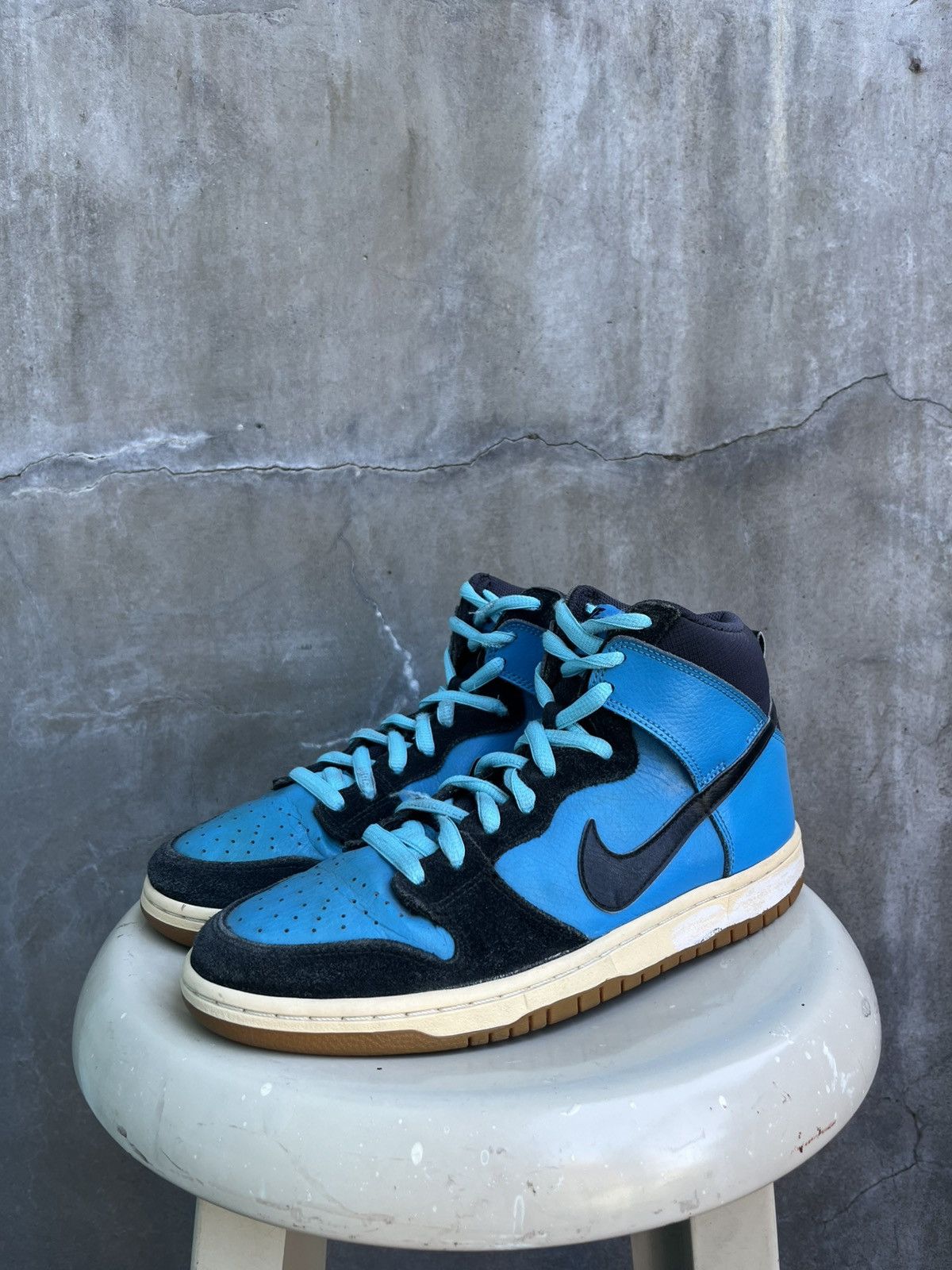 Nike 2013 Dunk Hi Blue Hero Size US 9.5 / EU 42-43 - 3 Thumbnail