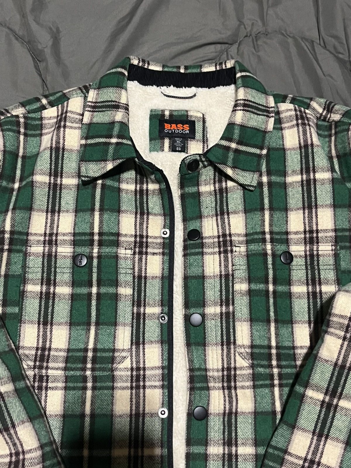 Other Green Plaid Flannel Bass Outdoor Coat Size US XL / EU 56 / 4 - 1 Thumbnail
