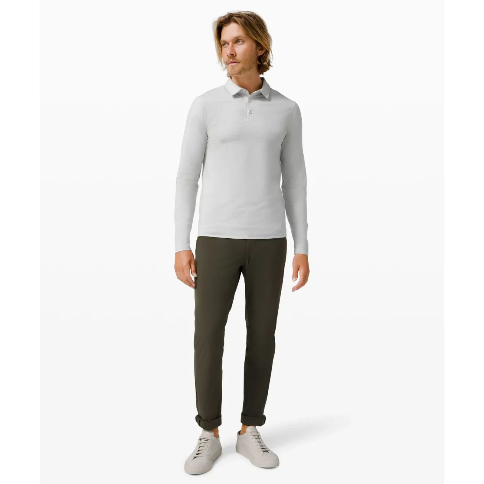 Lululemon Lululemon Evolution Long Sleeve Polo Size US S / EU 44-46 / 1 - 15 Thumbnail