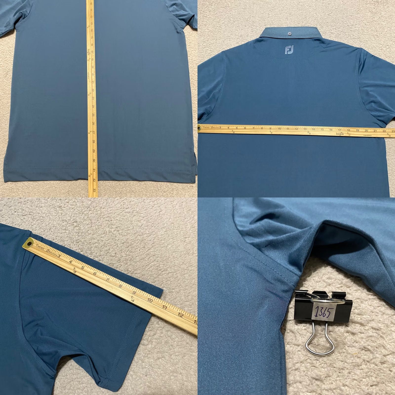 Footjoy FootJoy Polo Shirt Mens Small? Athletic Blue Short Sleeve Golf Shirt Outdoor Shirt Size US M / EU 48-50 / 2 - 8 Thumbnail