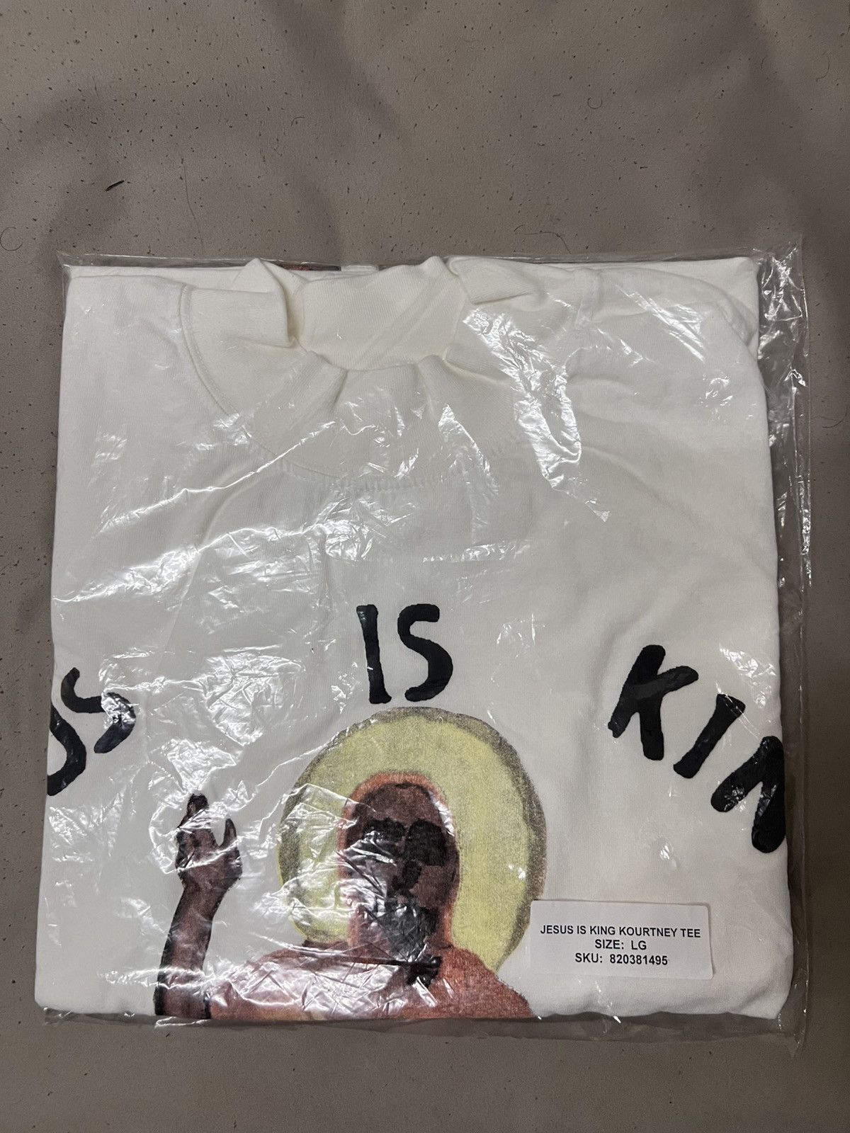 AWGE × Kanye West Rare Jesus is King Kourtney White Size US L / EU 52-54 / 3 - 2 Thumbnail