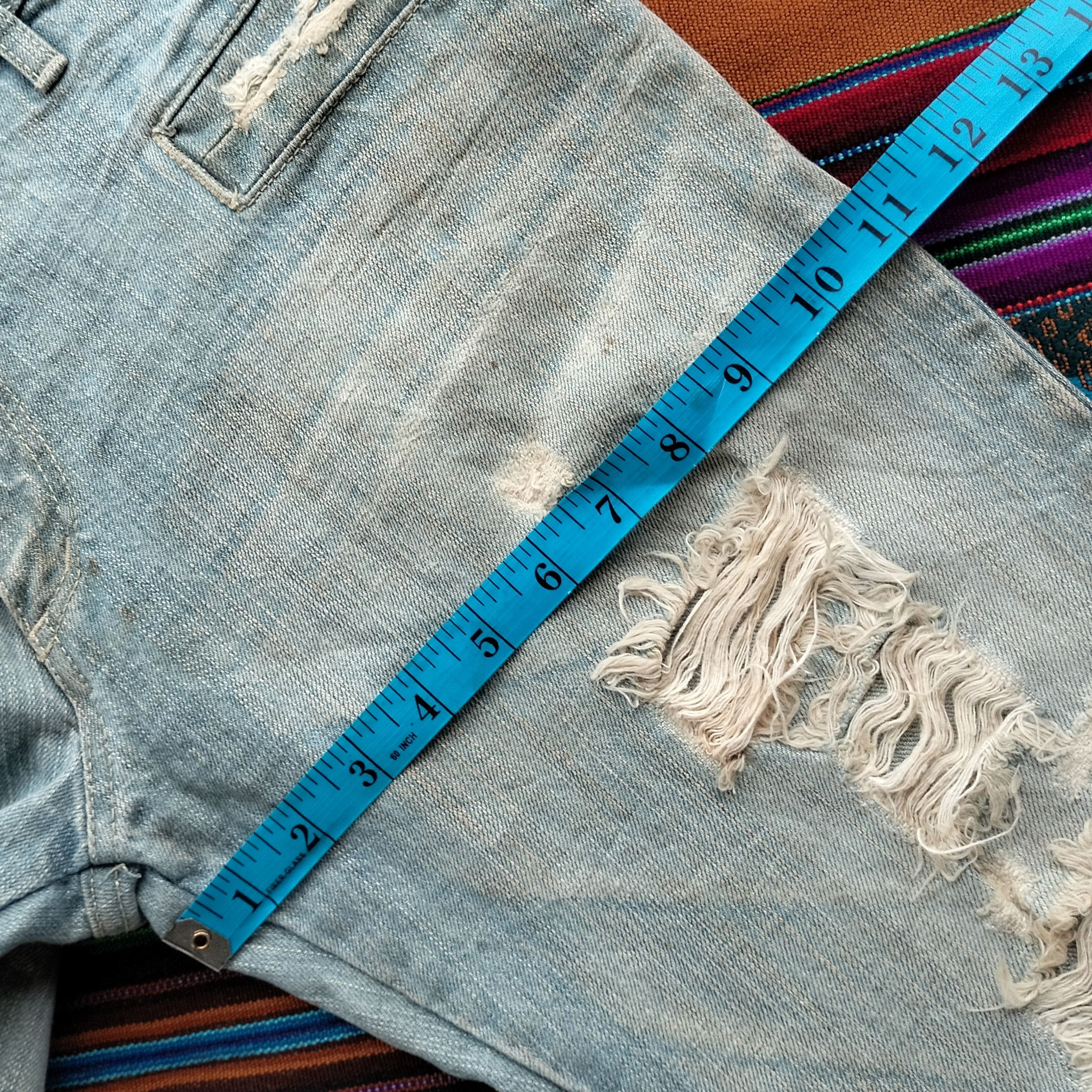 Le Grande Bleu (L.G.B.) mud wash distressed flare denim Size US 34 / EU 50 - 18 Thumbnail
