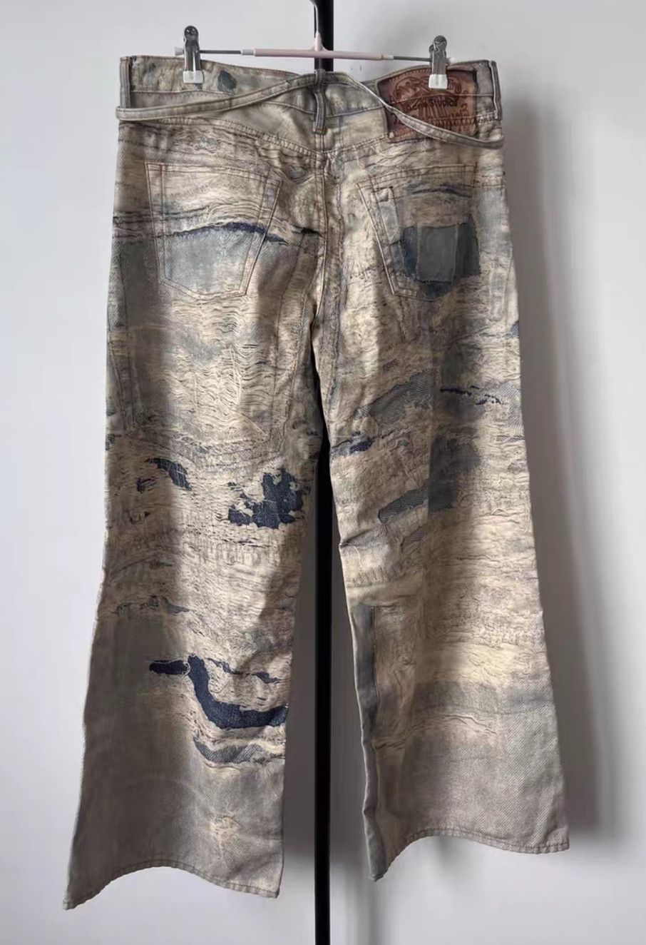 Acne Studios Acne Studios Heavy industry destruction optical illusion i Size 38" / US 16 / IT 52 - 2 Thumbnail