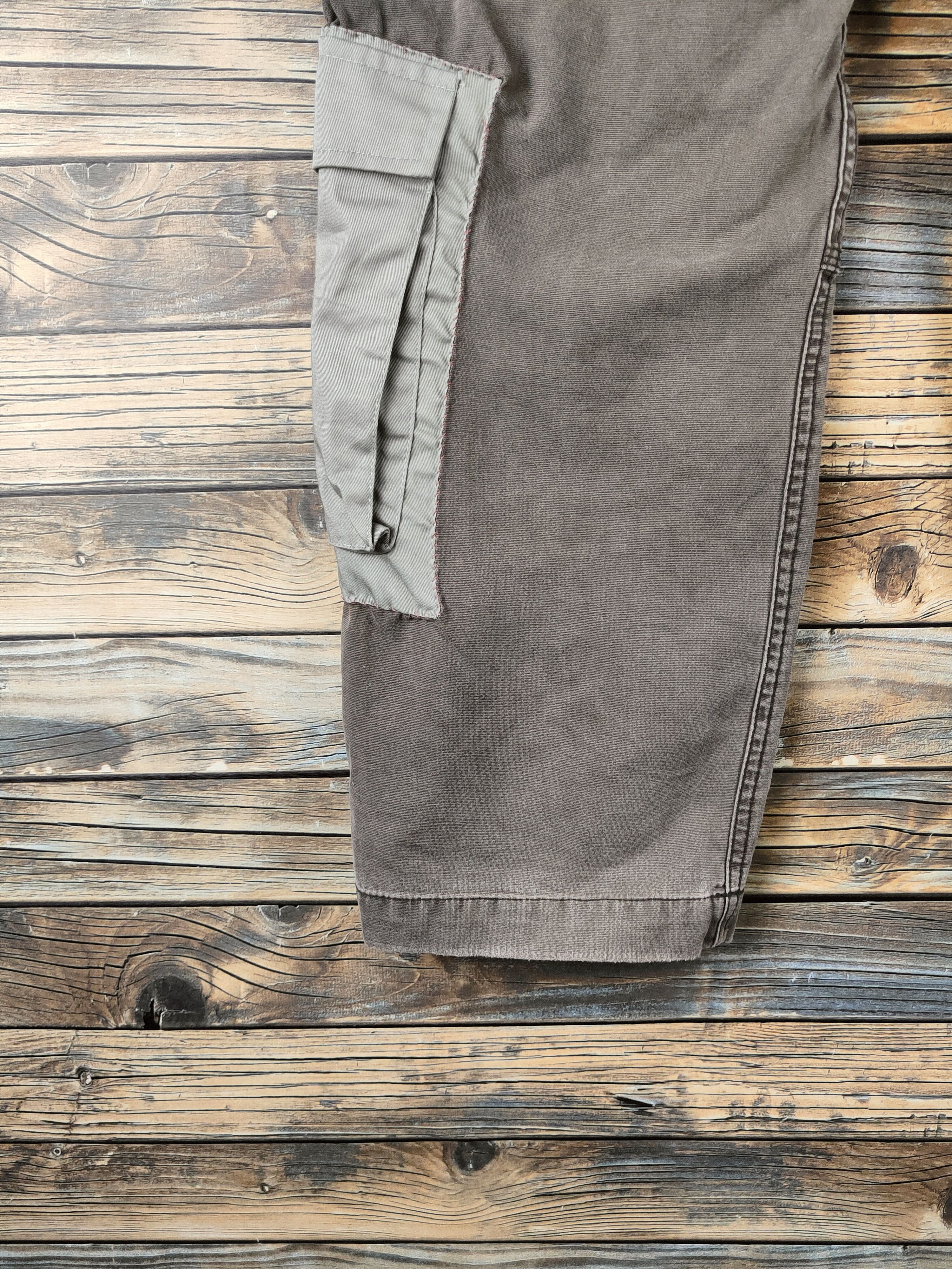 Japanese Brand DL Old Navy Brown Multipocket Cargo Pants #46-393 Size US 28 / EU 44 - 9 Thumbnail