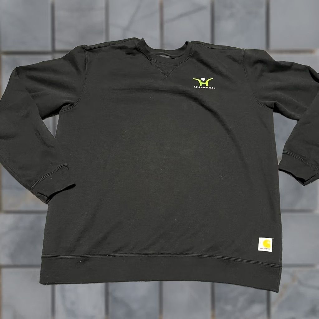 Carhartt Carhartt Shirt Mens L Black Sweatshirt Loose Crewneck Company Logo Size US L / EU 52-54 / 3 - 1 Thumbnail