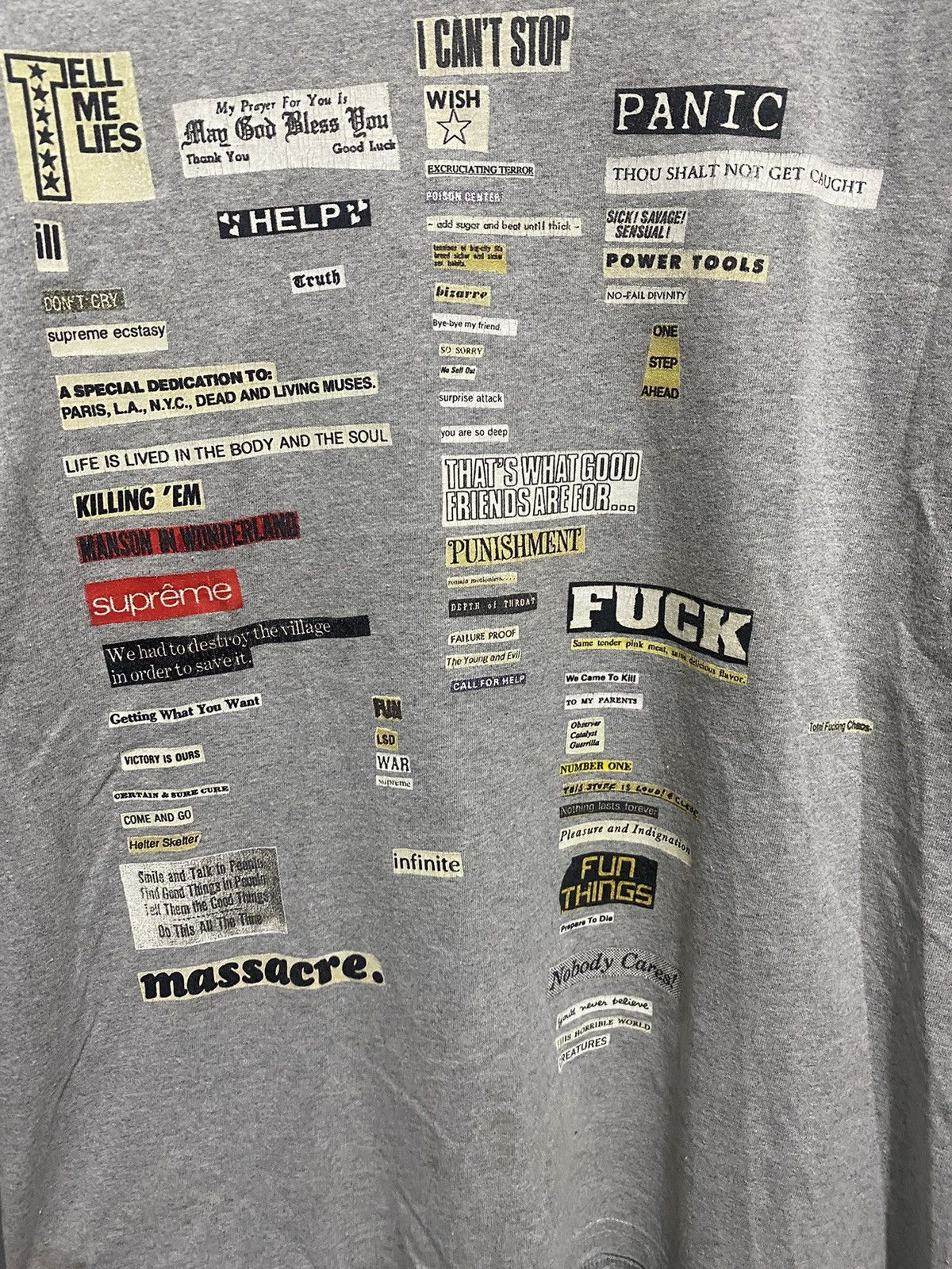 Supreme × Vintage Supreme t-shirt Size US M / EU 48-50 / 2 - 2 Thumbnail
