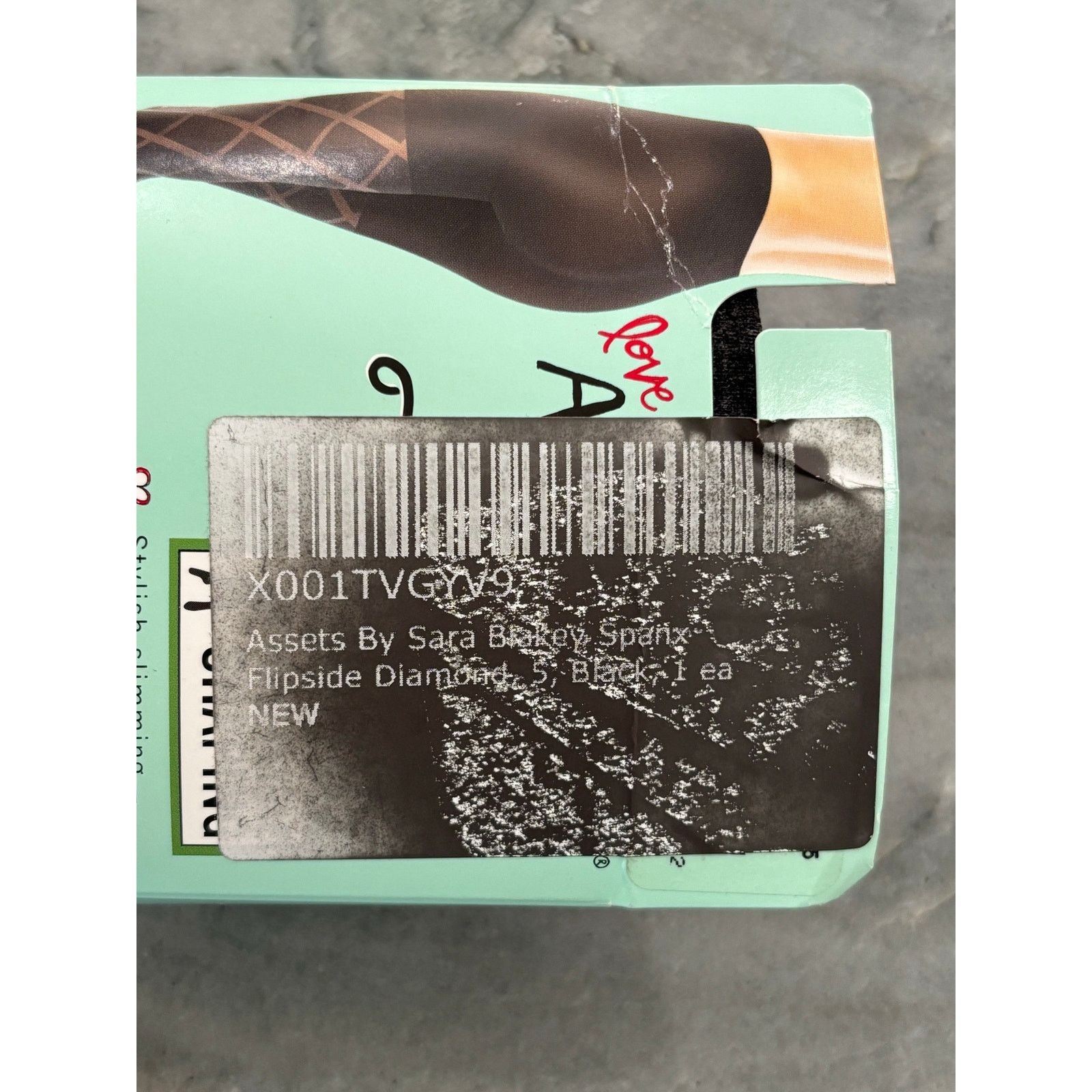 Other Spanx Assets Tights Flipside Diamond Reversible Shaping SZ 5 Size ONE SIZE - 2 Thumbnail
