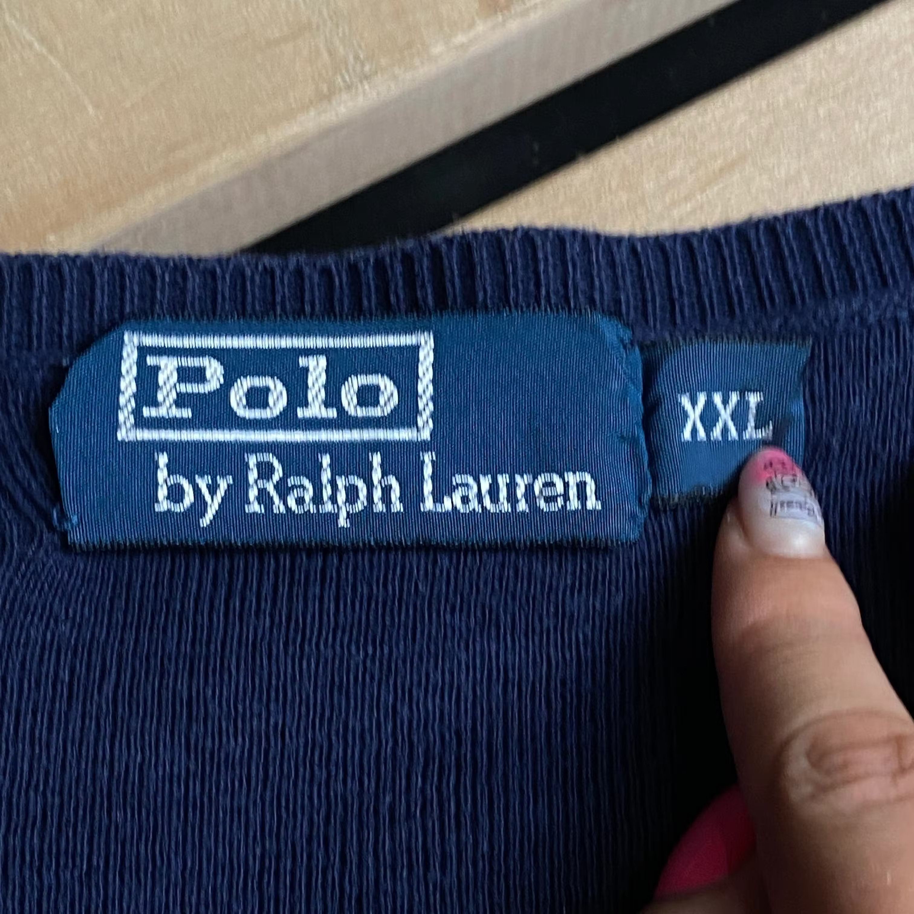 Polo Ralph Lauren × Ralph Lauren × Vintage Mens Jumper Polo Ralph Lauren Vintage Size XXL V Neck Size US XXL / EU 58 / 5 - 4 Thumbnail