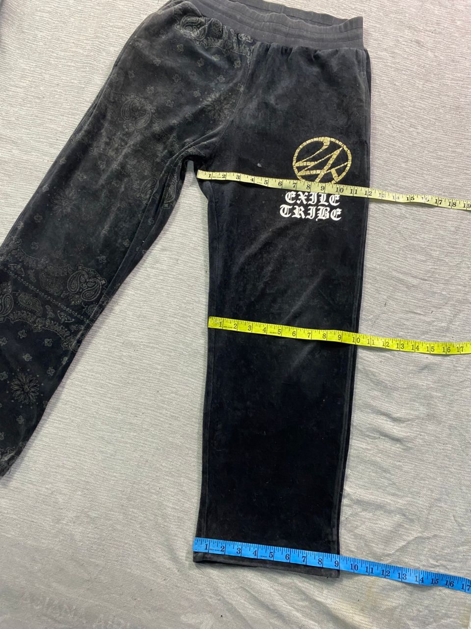 Japanese Brand SWAG!! 24Karats Gold Digger Velour Sweatpants Size US 30 / EU 46 - 13 Thumbnail