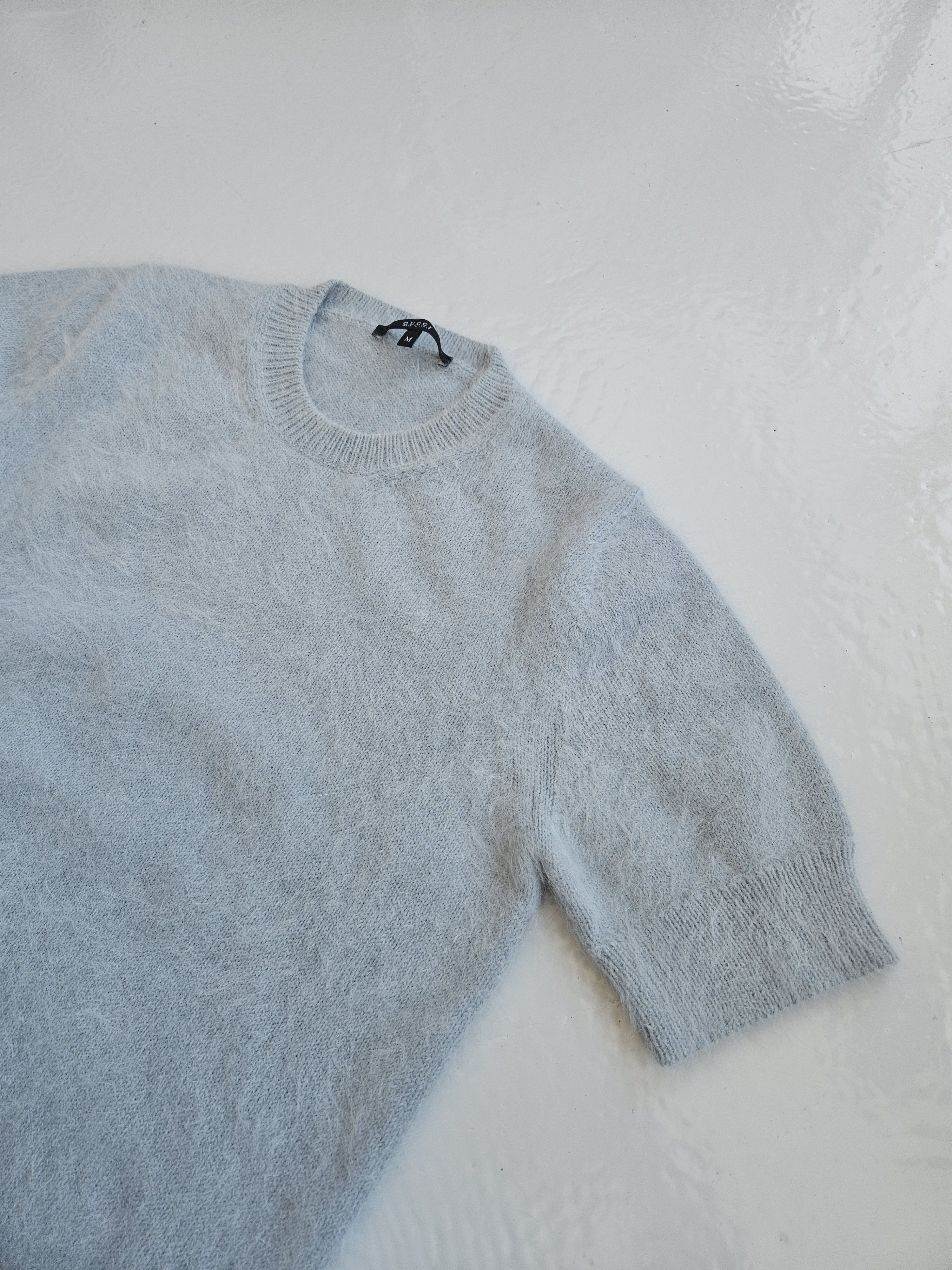 Gucci Gucci alpaca fuzzy short sleeve knit Size M / US 6-8 / IT 42-44 - 3 Thumbnail