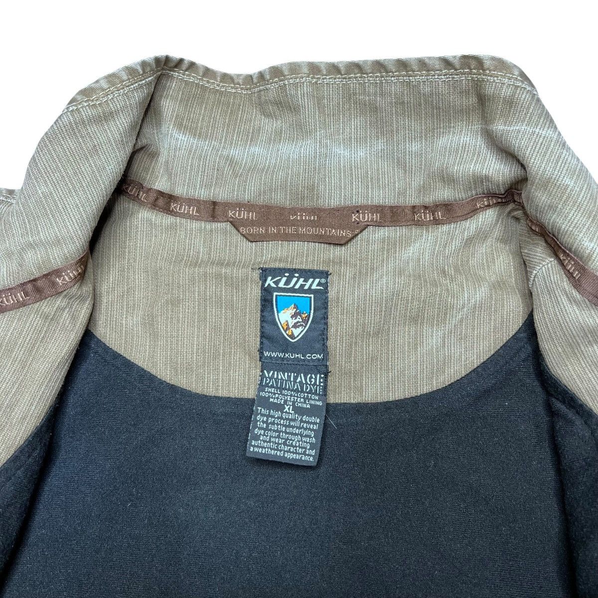 Kuhl Kuhl Mens Burr Vintage Patina Dye Canvas Fleece Lined Jacket Size US XL / EU 56 / 4 - 4 Thumbnail