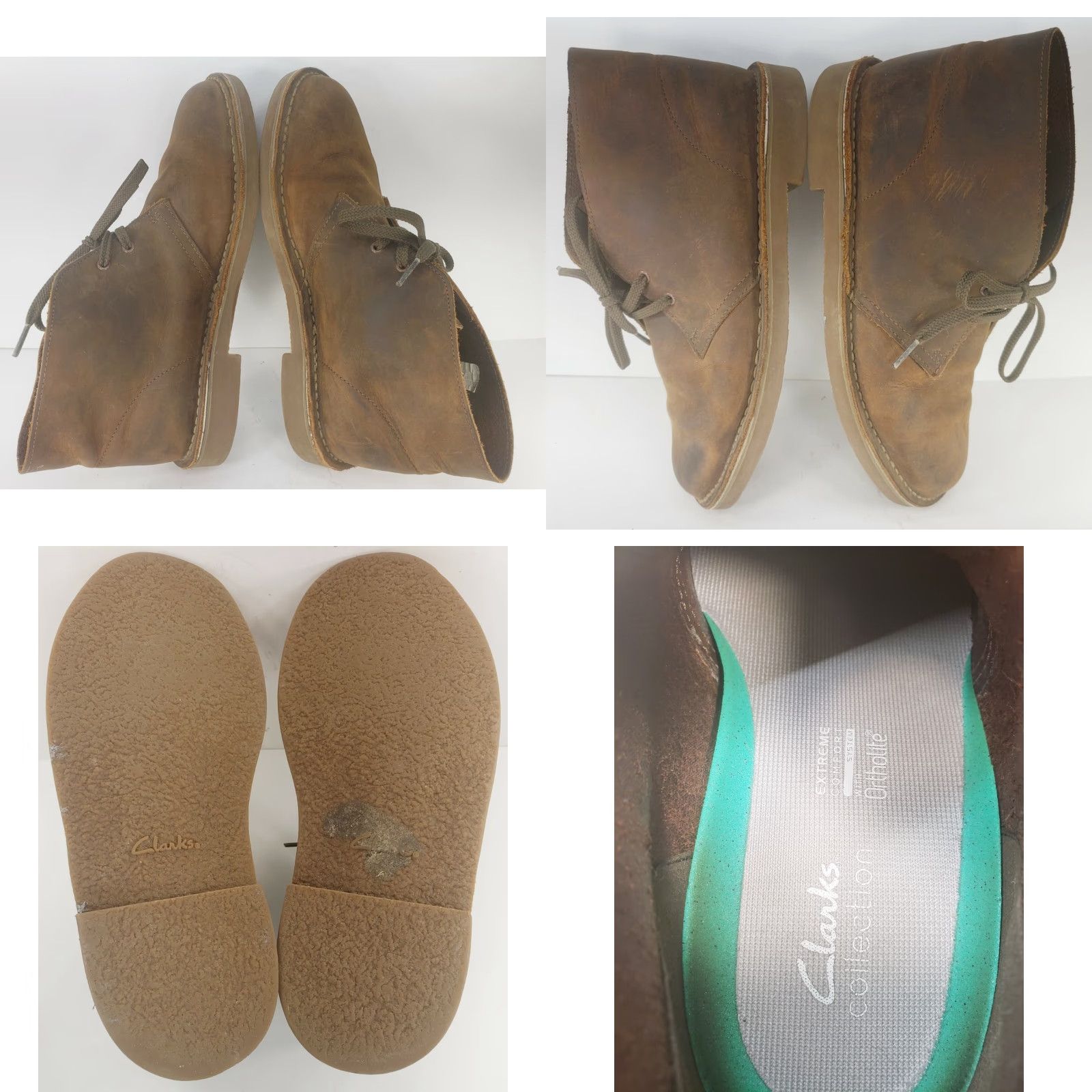 Clarks Clarks Bushacre 2 Mens 7.5 Brown Leather Chukka Desert Ankle Boots 15522 Size US 8 / EU 41 - 8 Thumbnail