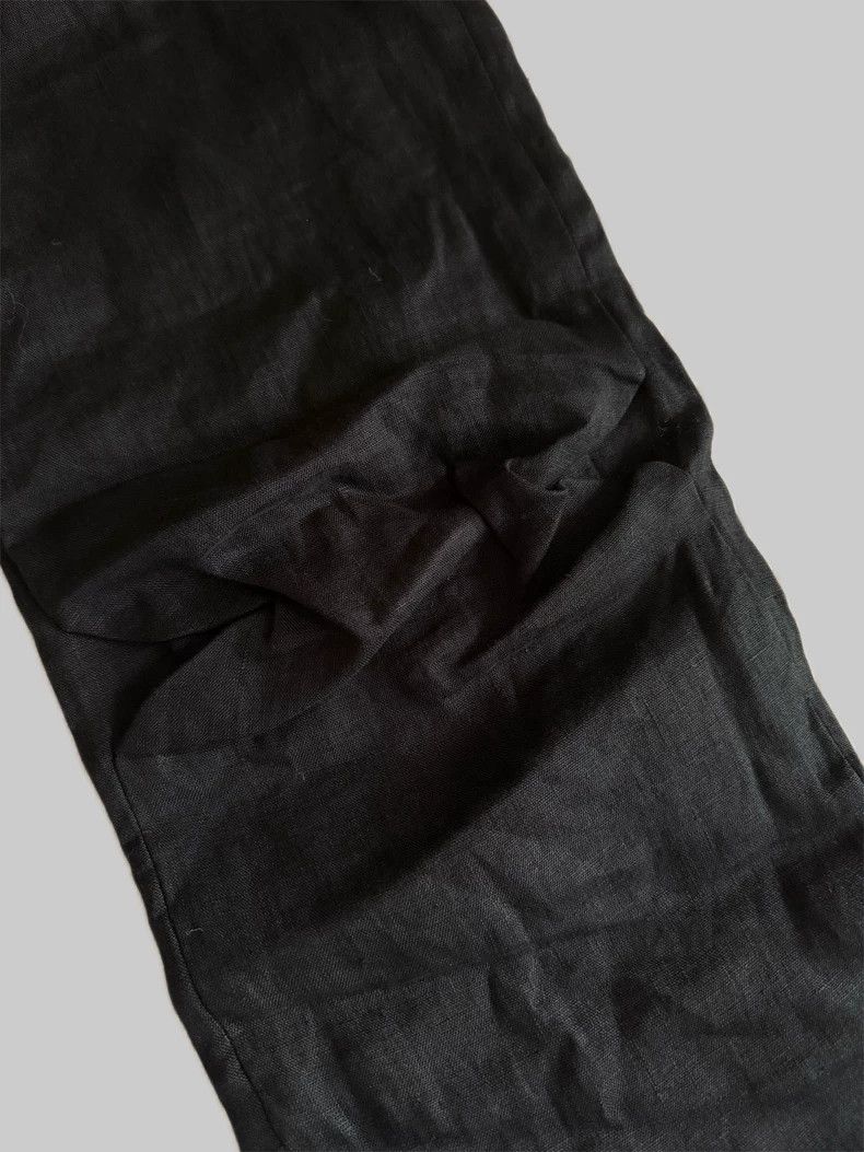 Yohji Yamamoto Yohji Yamamoto size 1 Mainline low-rise lace-up linen pants Size US 28 / EU 44 - 4 Thumbnail
