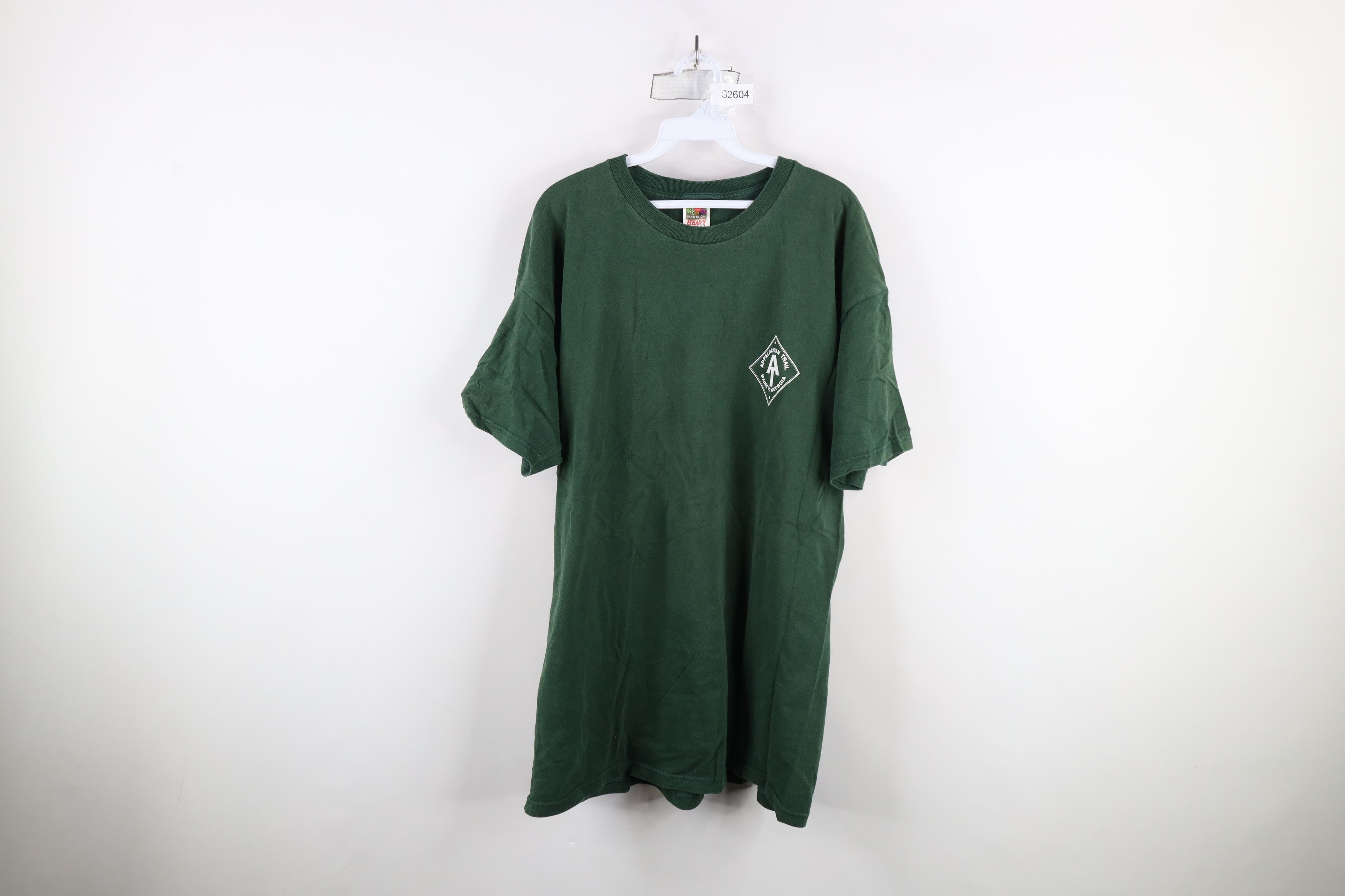 Vintage Vintage 90s Appalachian Trail Maine to Georgia T-Shirt Green Size US XXL / EU 58 / 5 - 1 Thumbnail