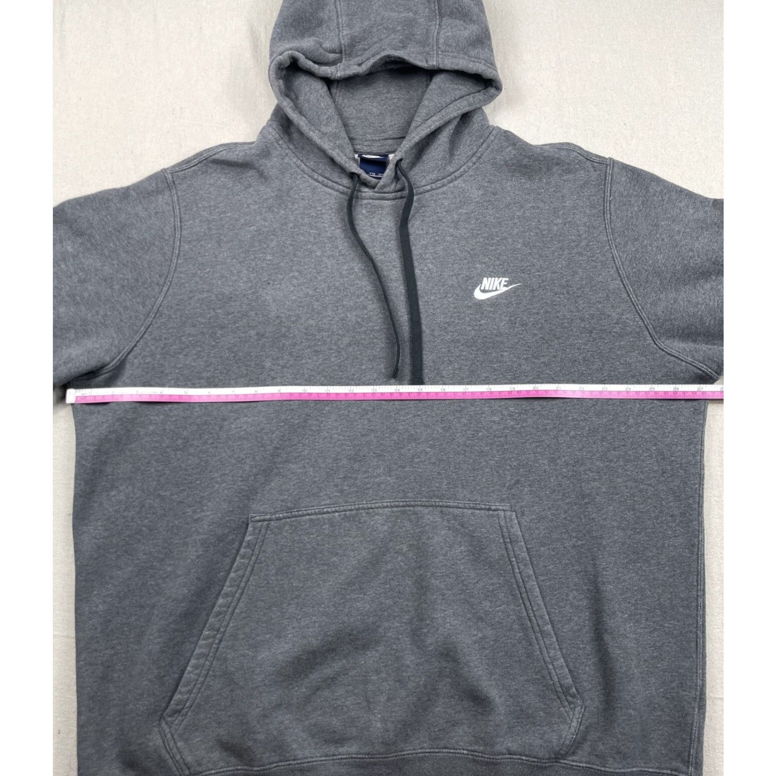 Nike Nike Hoodie Pullover Essentials Fleece Gray Swoosh Mens 2XL Size US XXL / EU 58 / 5 - 4 Thumbnail
