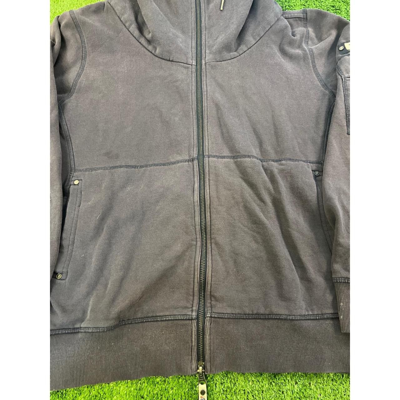 Other Thumb United Womens XL Faded Blue Full Zip Funnel Neck Size XL / US 12-14 / IT 48-50 - 3 Thumbnail