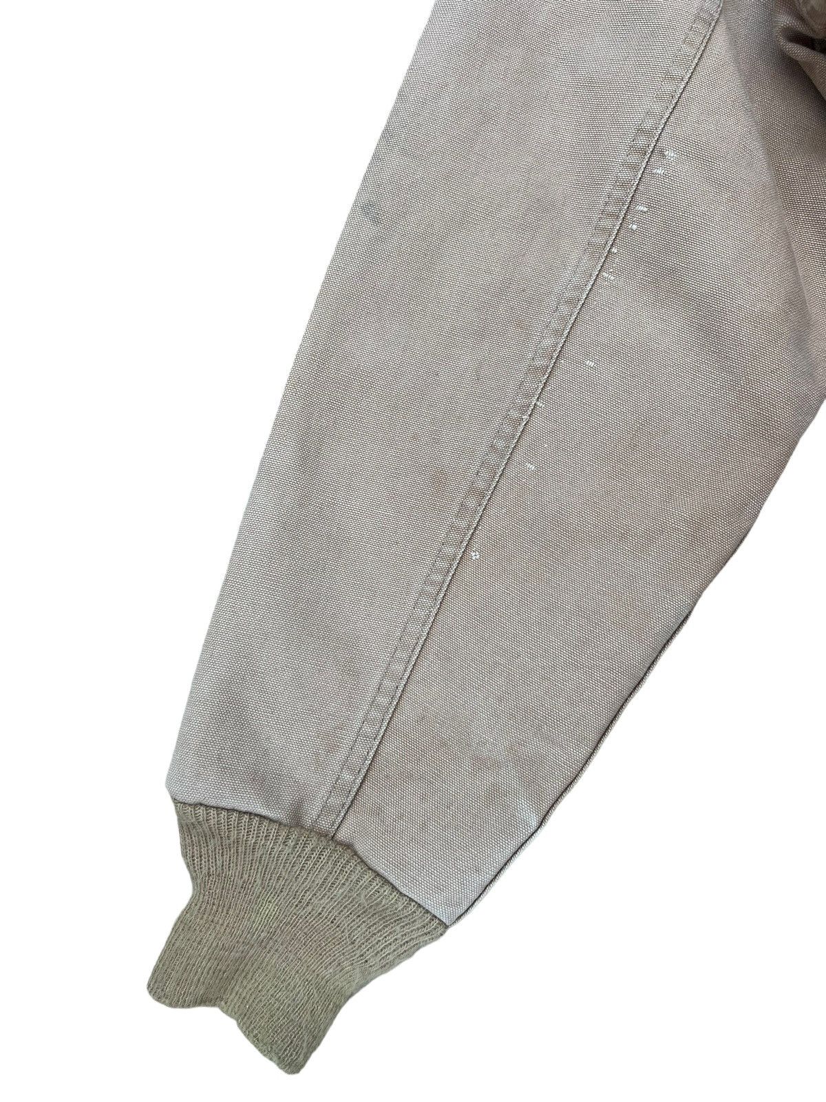 Carhartt Vintage 80s Carhartt 100 Years Dirty Sun Faded Denim Hoodie Size US M / EU 48-50 / 2 - 15 Thumbnail
