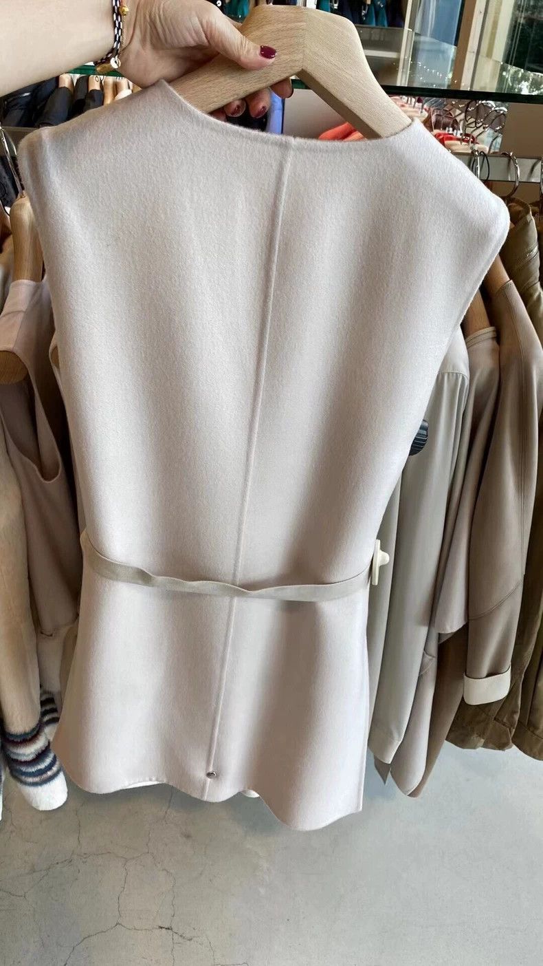 Loro Piana LORO PIANA Double-faced cashmere vest jacket top Size M / US 6-8 / IT 42-44 - 4 Thumbnail