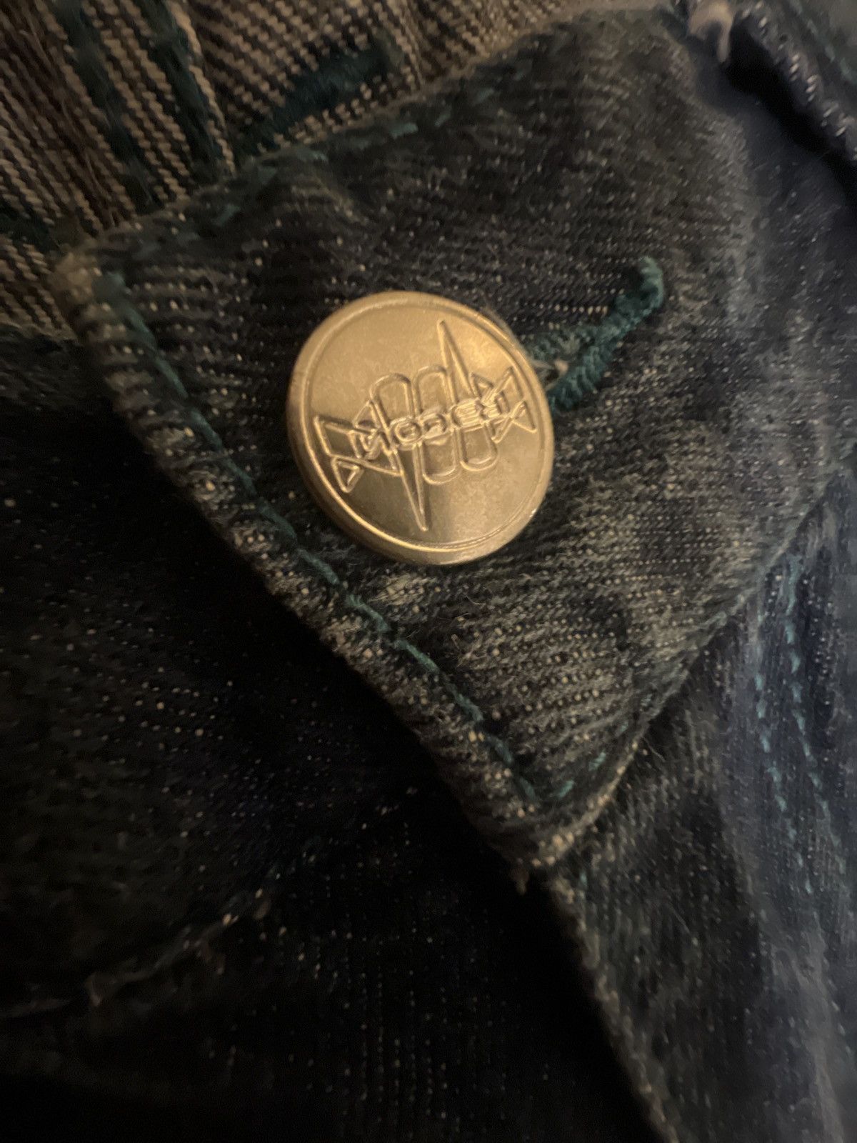 Recon 00’s Recon blue stitched denim Size US 31 - 10 Thumbnail