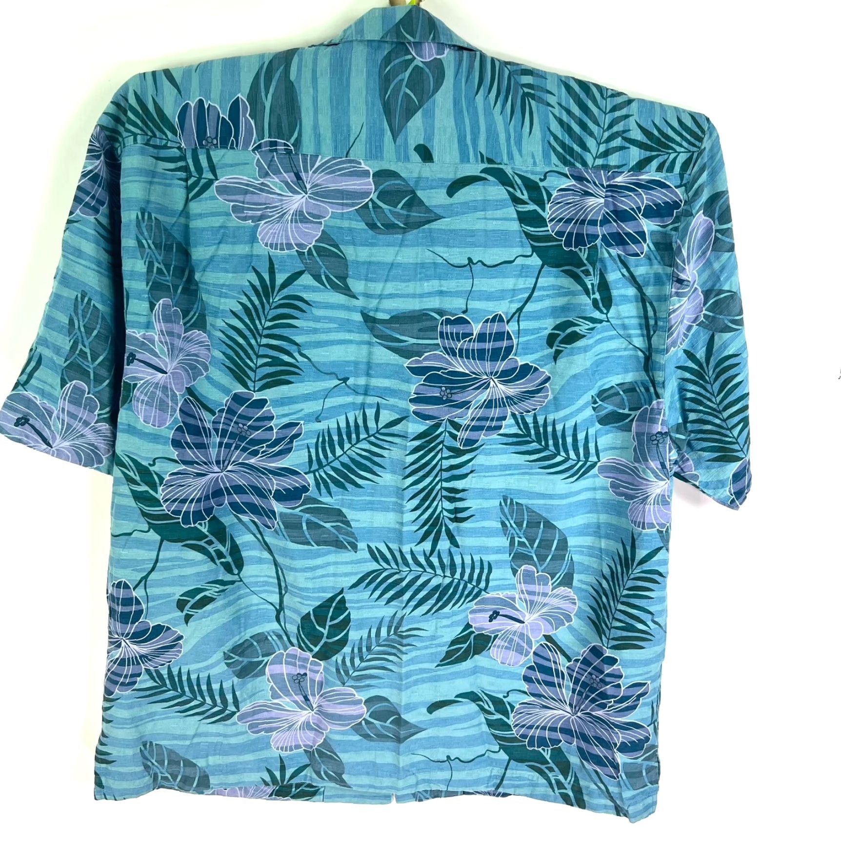 Vintage Jamaica Jaxx Hawaiian Shirt XL Blue Floral Short Sleeve Men's 100% Silk Size US XL / EU 56 / 4 - 6 Thumbnail
