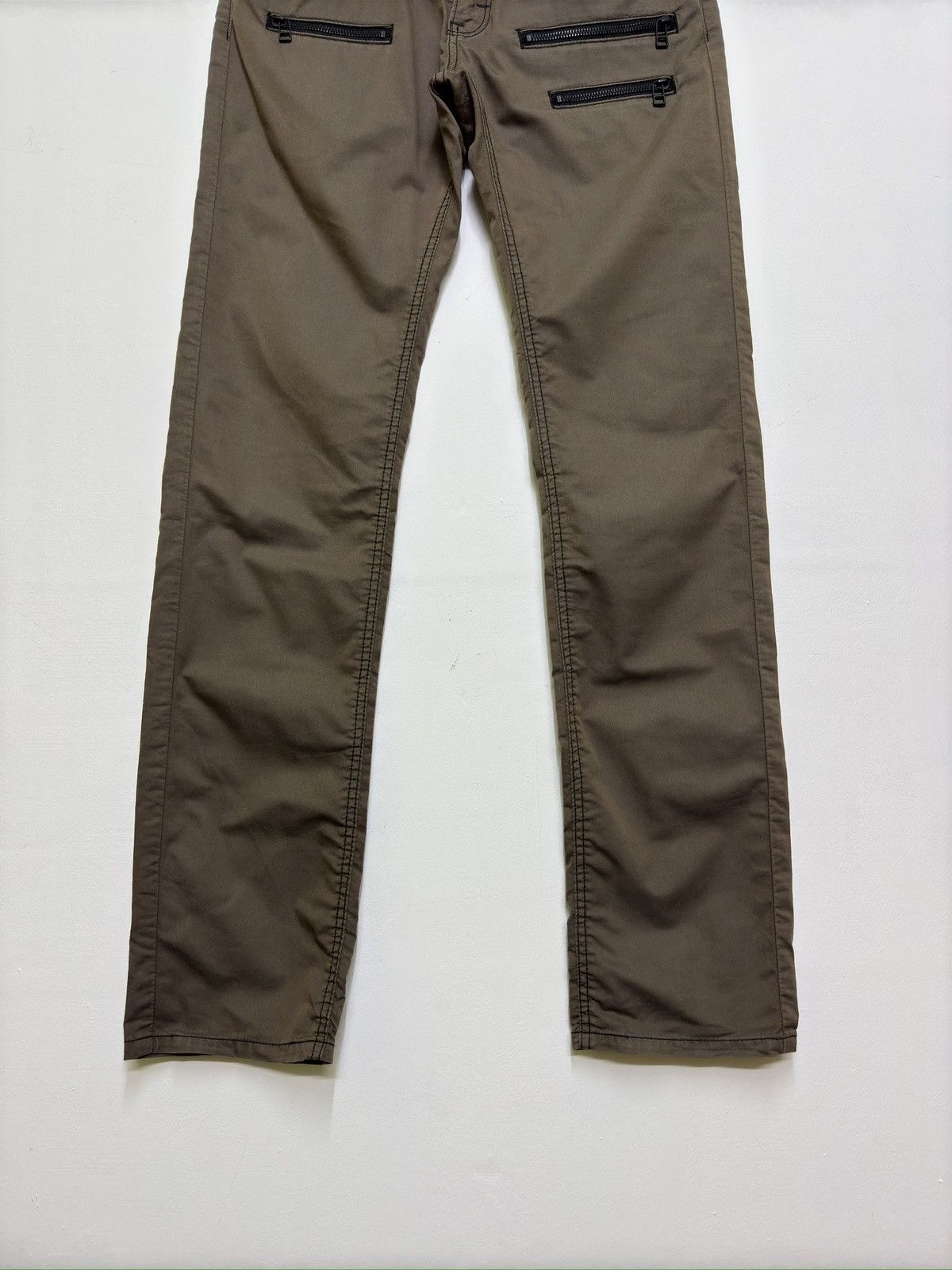 Lee Vintage Lee Riders Buckle Biker Style Low Rise Zipper Pant Size US 29 - 6 Thumbnail